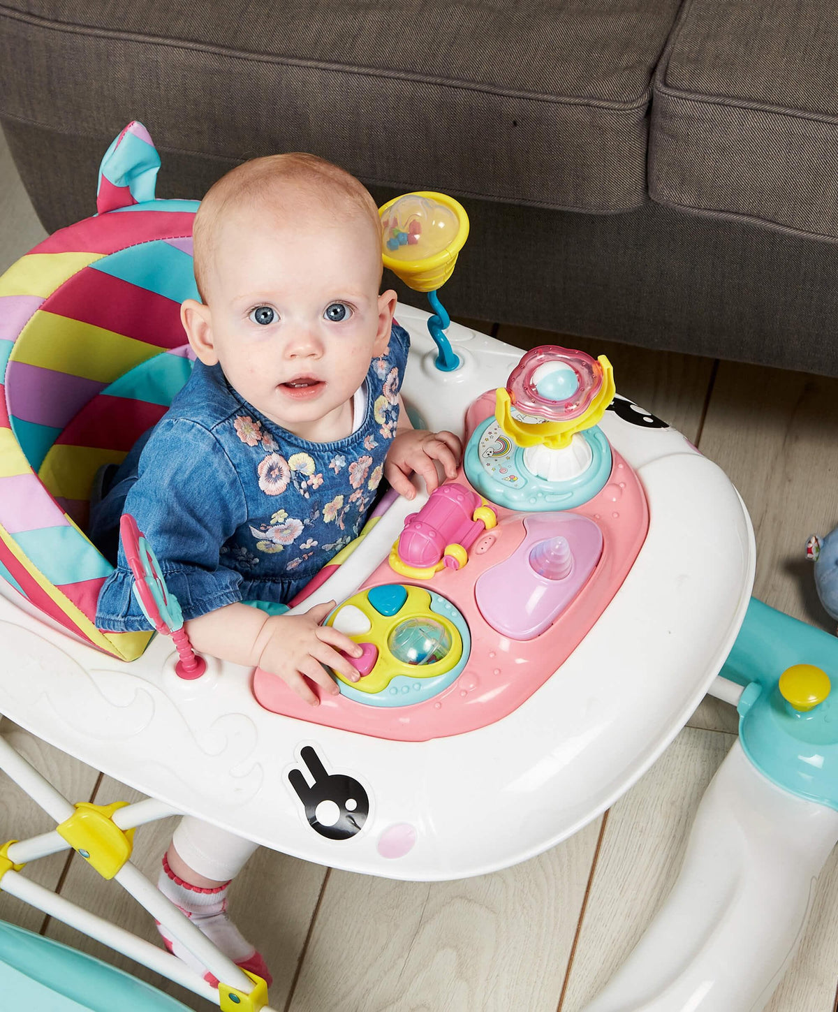 Mychild 2-in-1 Walker/Rocker - Rainbow