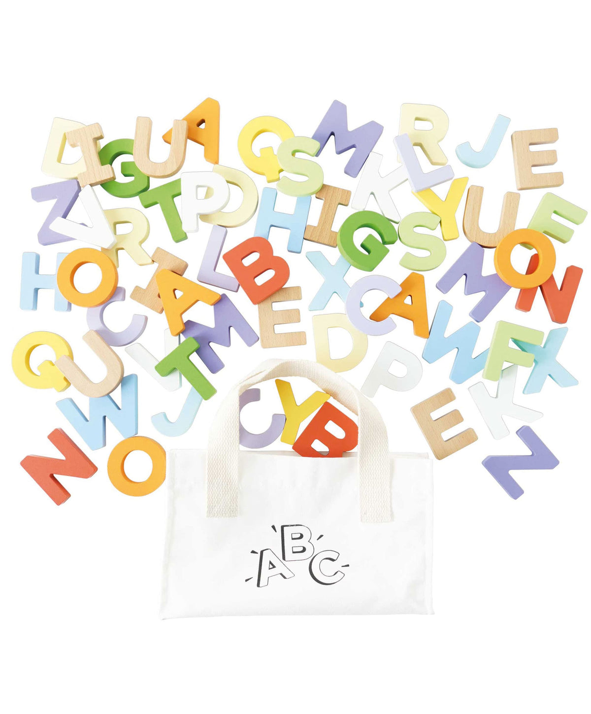 Le Toy Van Wooden Alphabet Set & Bag