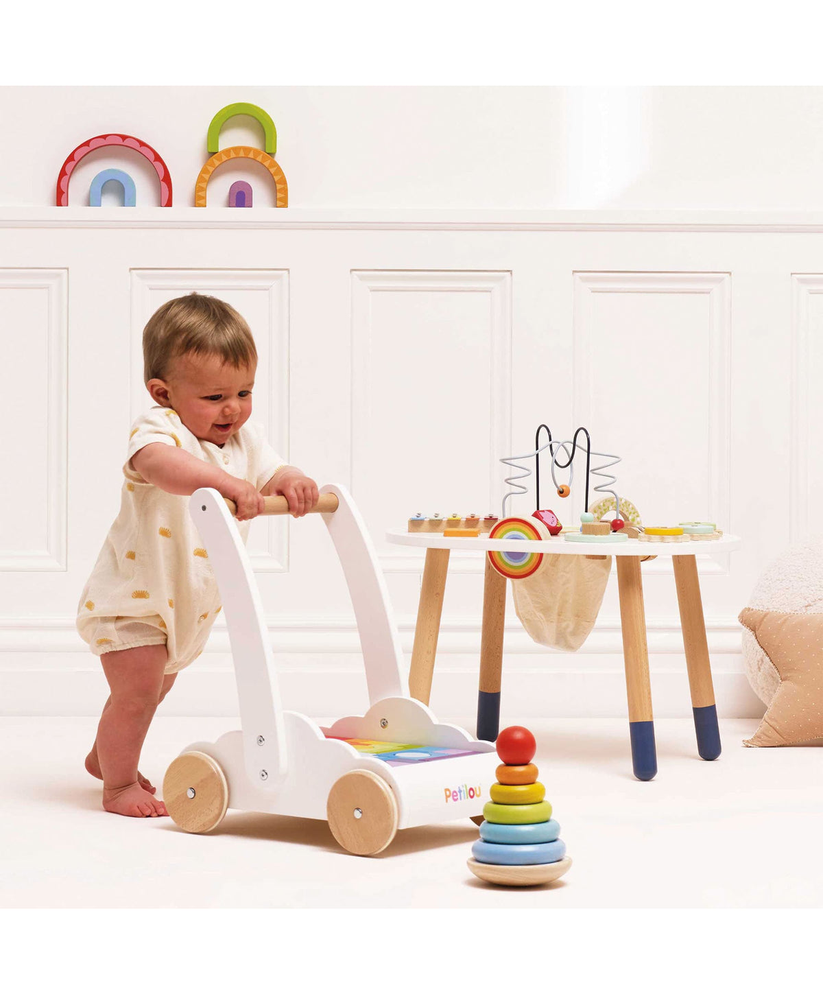 Le Toy Van Rainbow baby Walker & Puzzle