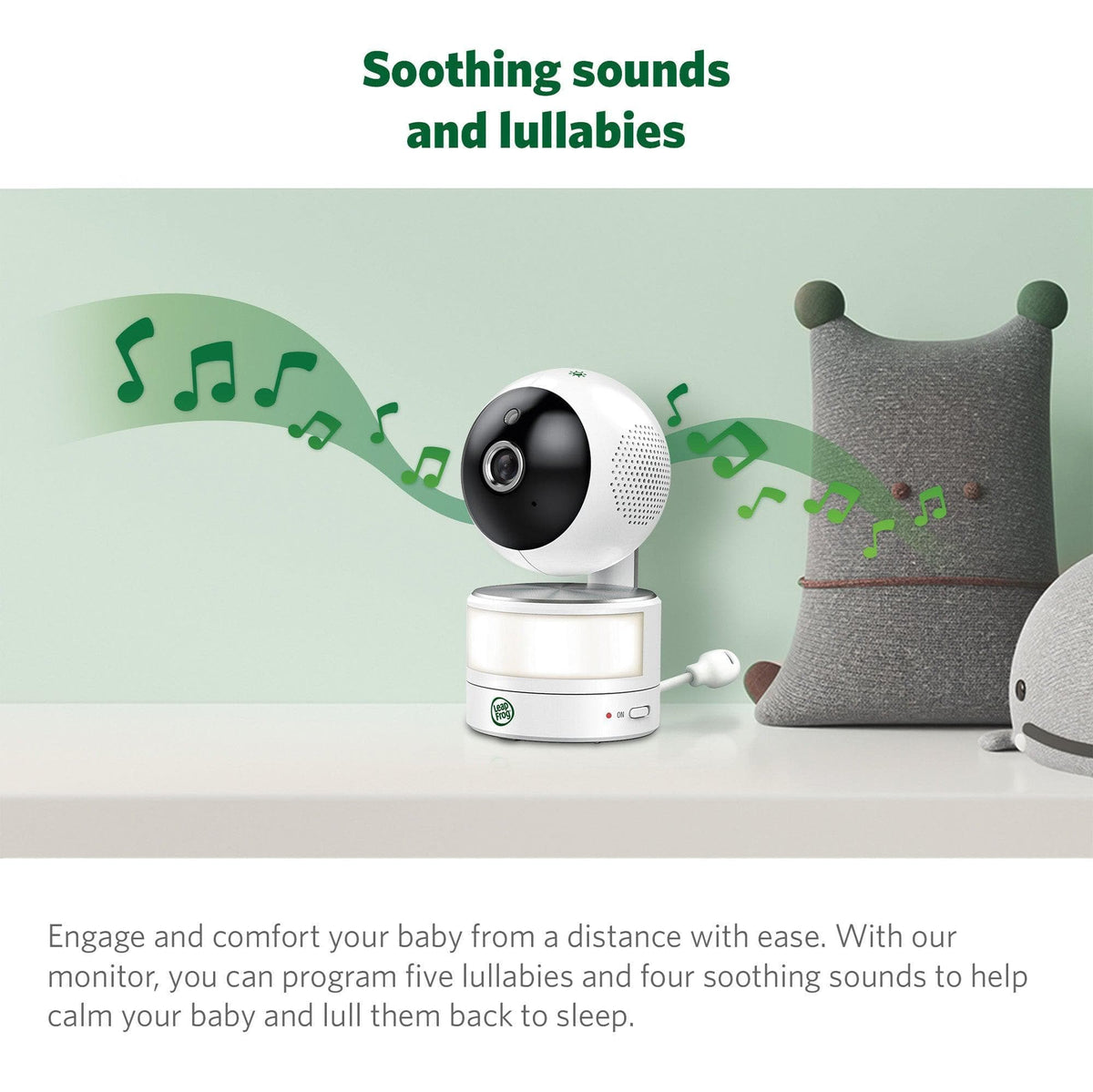 LeapFrog LF920HD 7 Inch Video Baby Monitor & Floorstand - White
