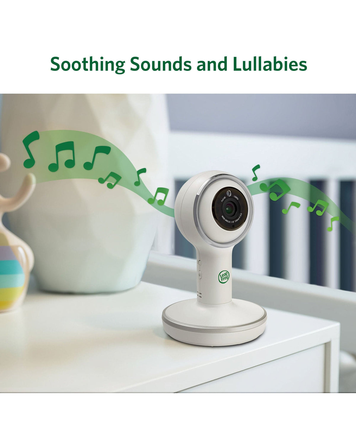 LeapFrog LF5817HD 7 Inch Over-the-Cot Smart Baby Monitor