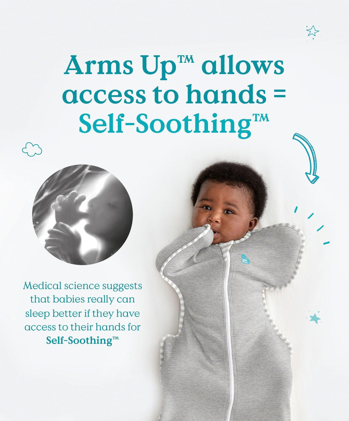 Love to Dream Swaddle Up™ (1.0 Tog) - Cloud Bunny