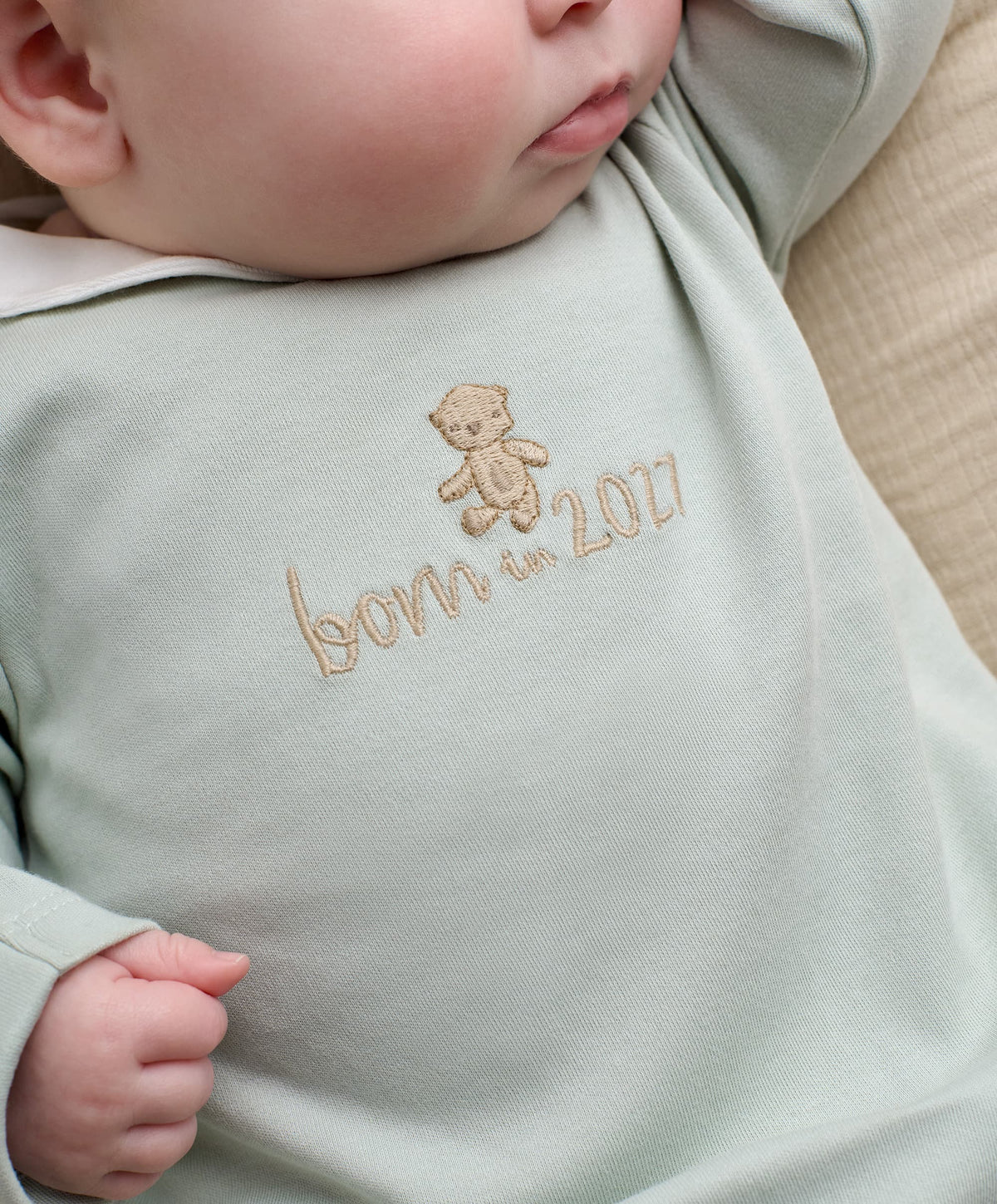Born in 2027 Sleepsuit - Blue