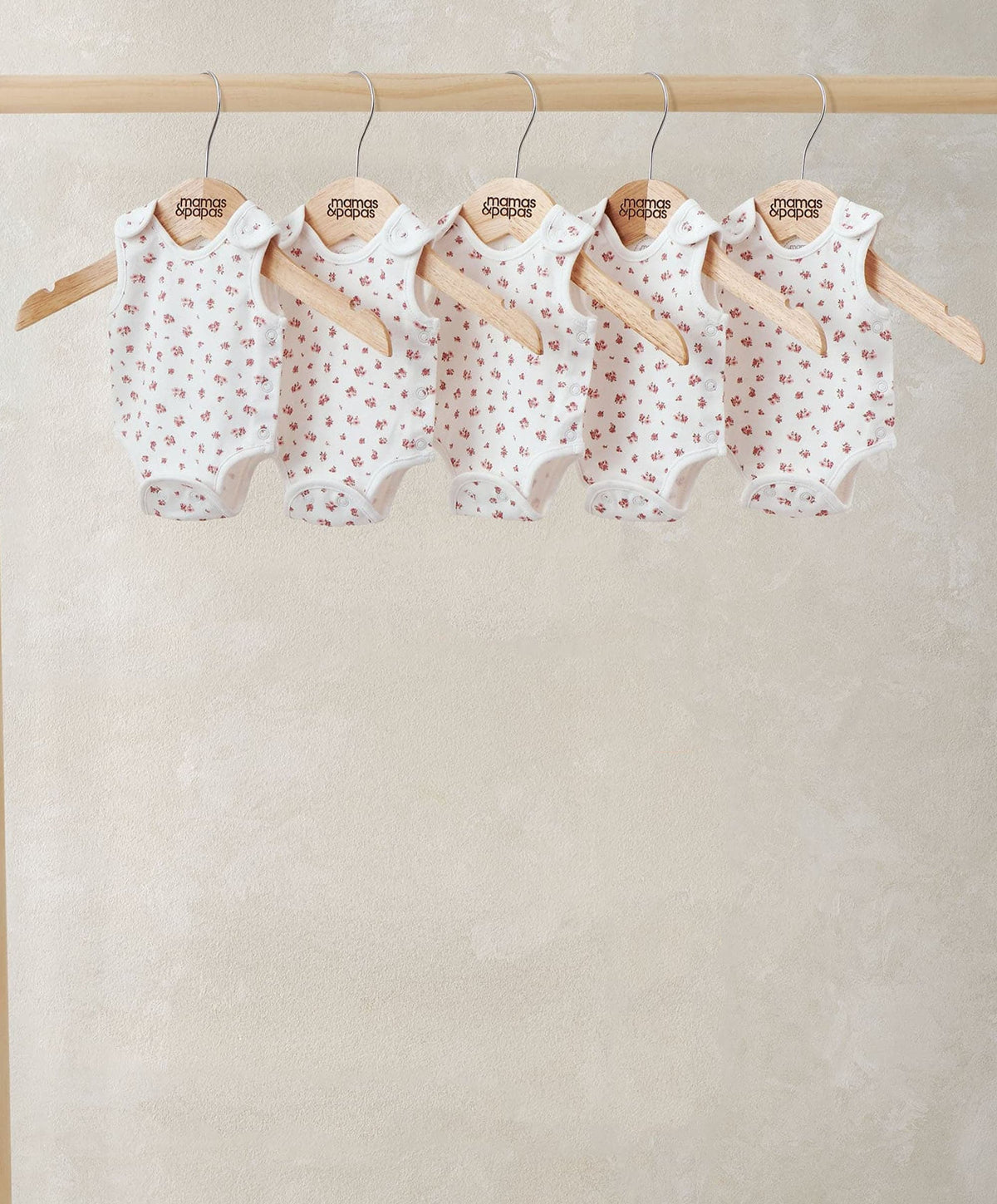 Rose Premature Bodysuits (Pack of 5)