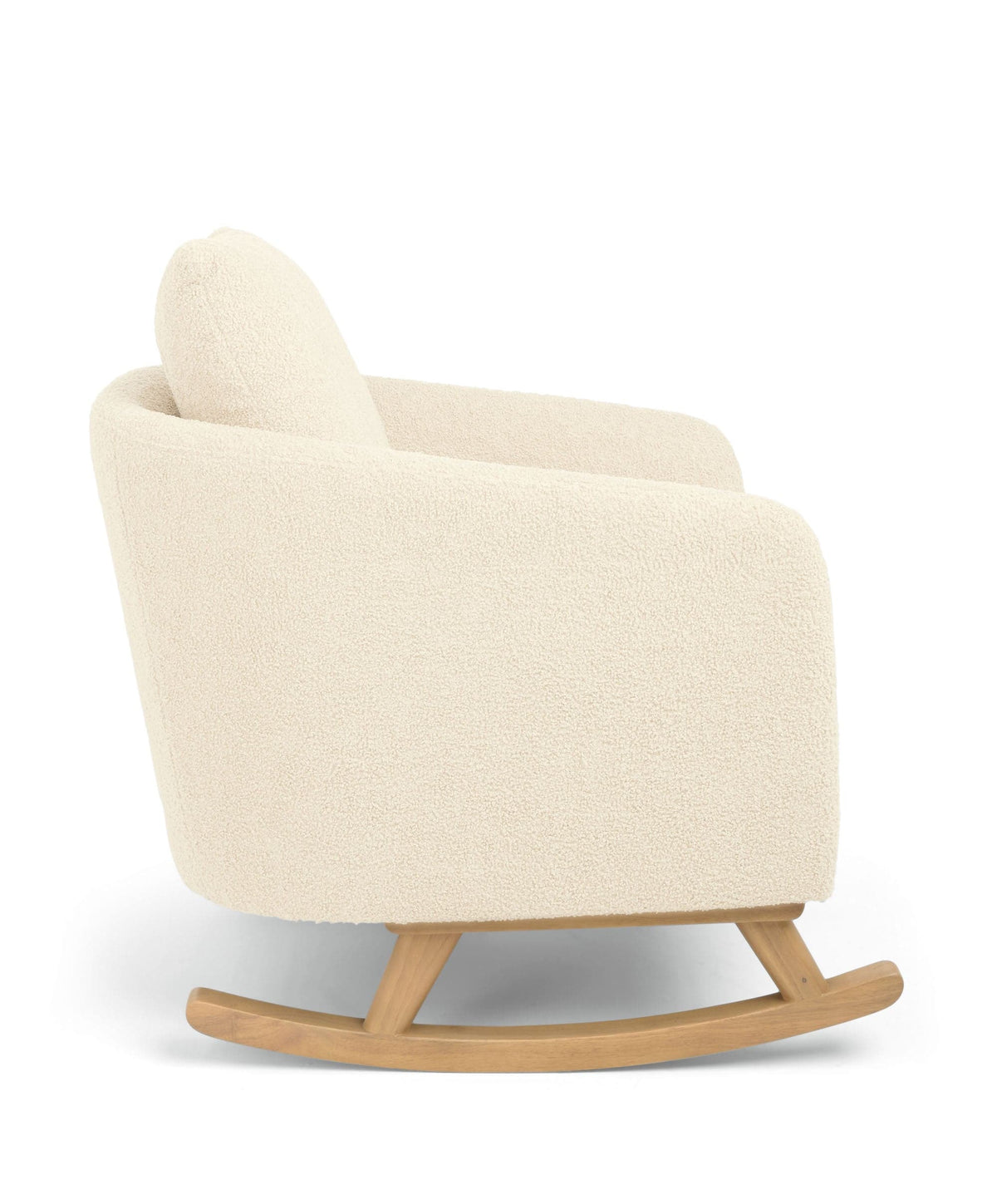 Alma Nursing Chair & Stool - Off White Boucle
