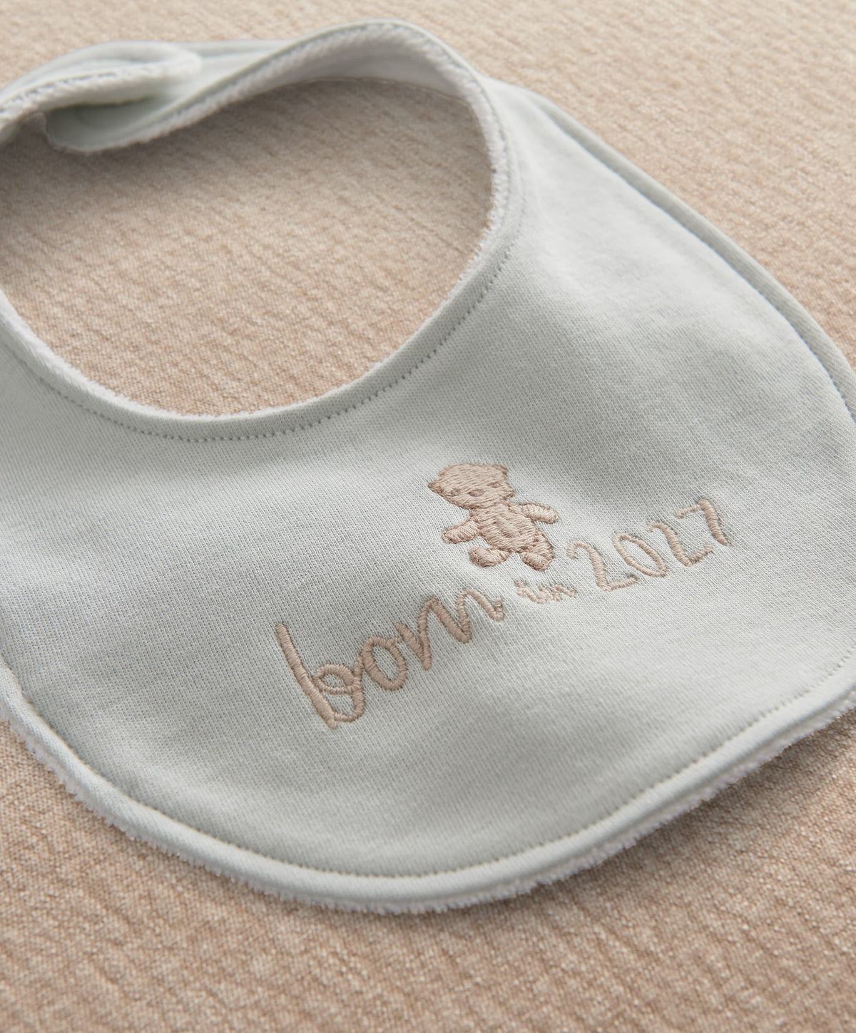 Born in 2027 Bib - Blue