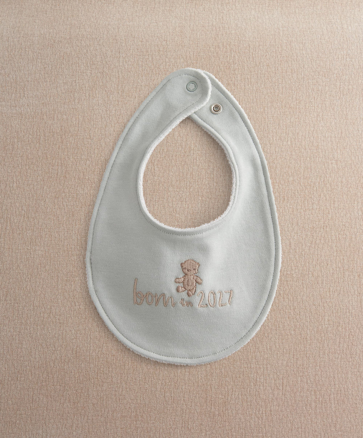 Born in 2027 Bib - Blue