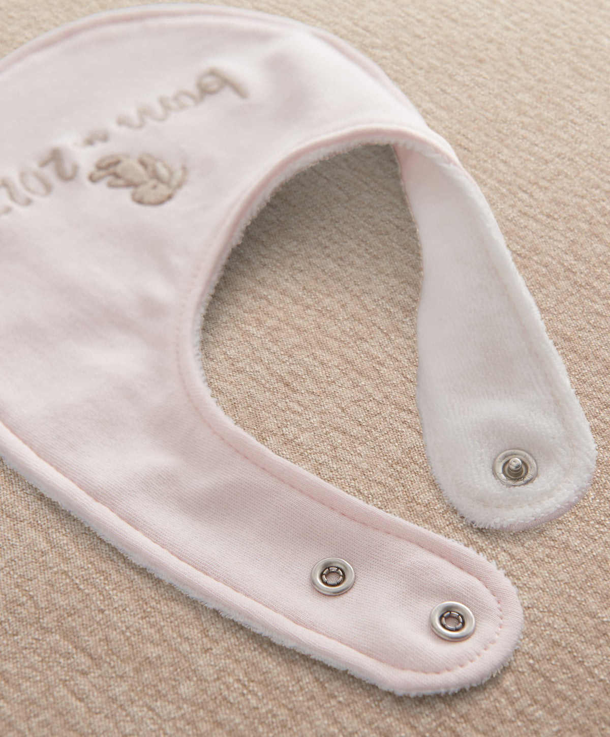 Pink Born In 2027 Bib