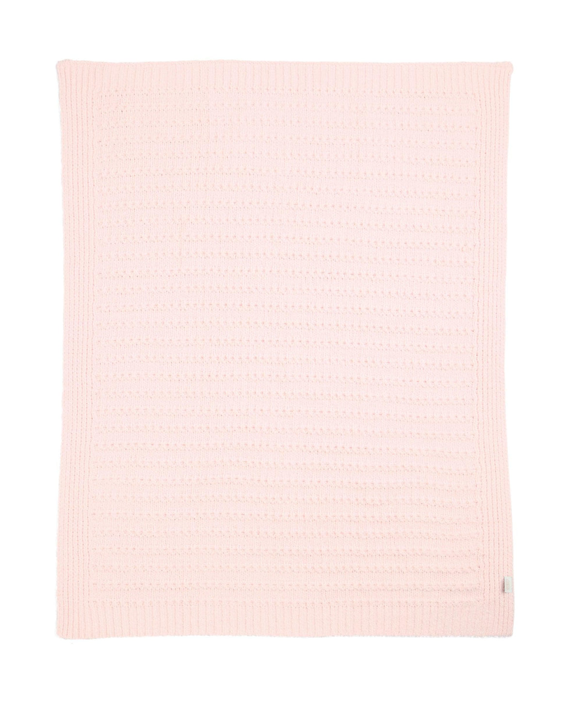 Chenille Blanket - Pink Stripe