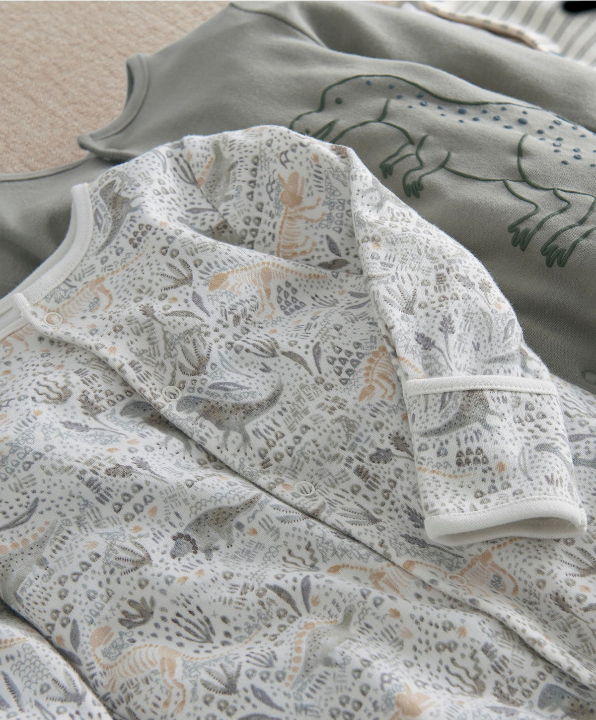Born to Roar Sleepsuits (Pack of 3)