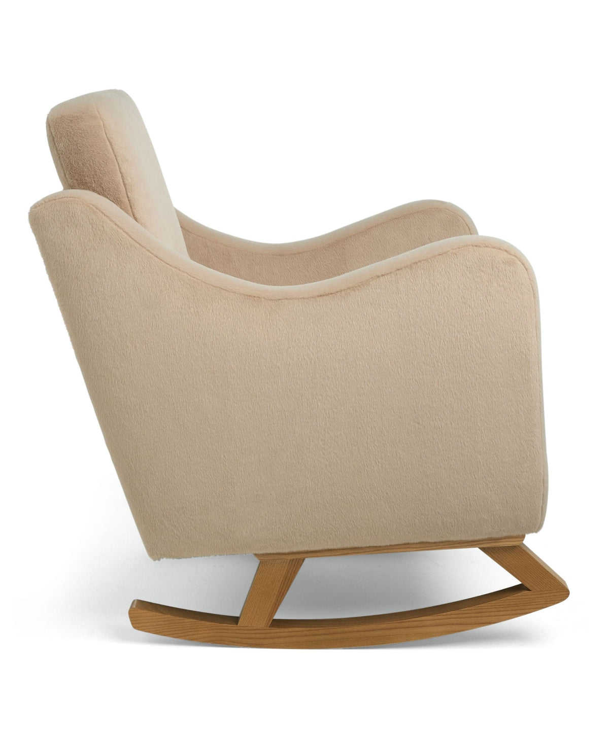 Bowdon Nursing Chair & Footstool Set - Almond Sherpa