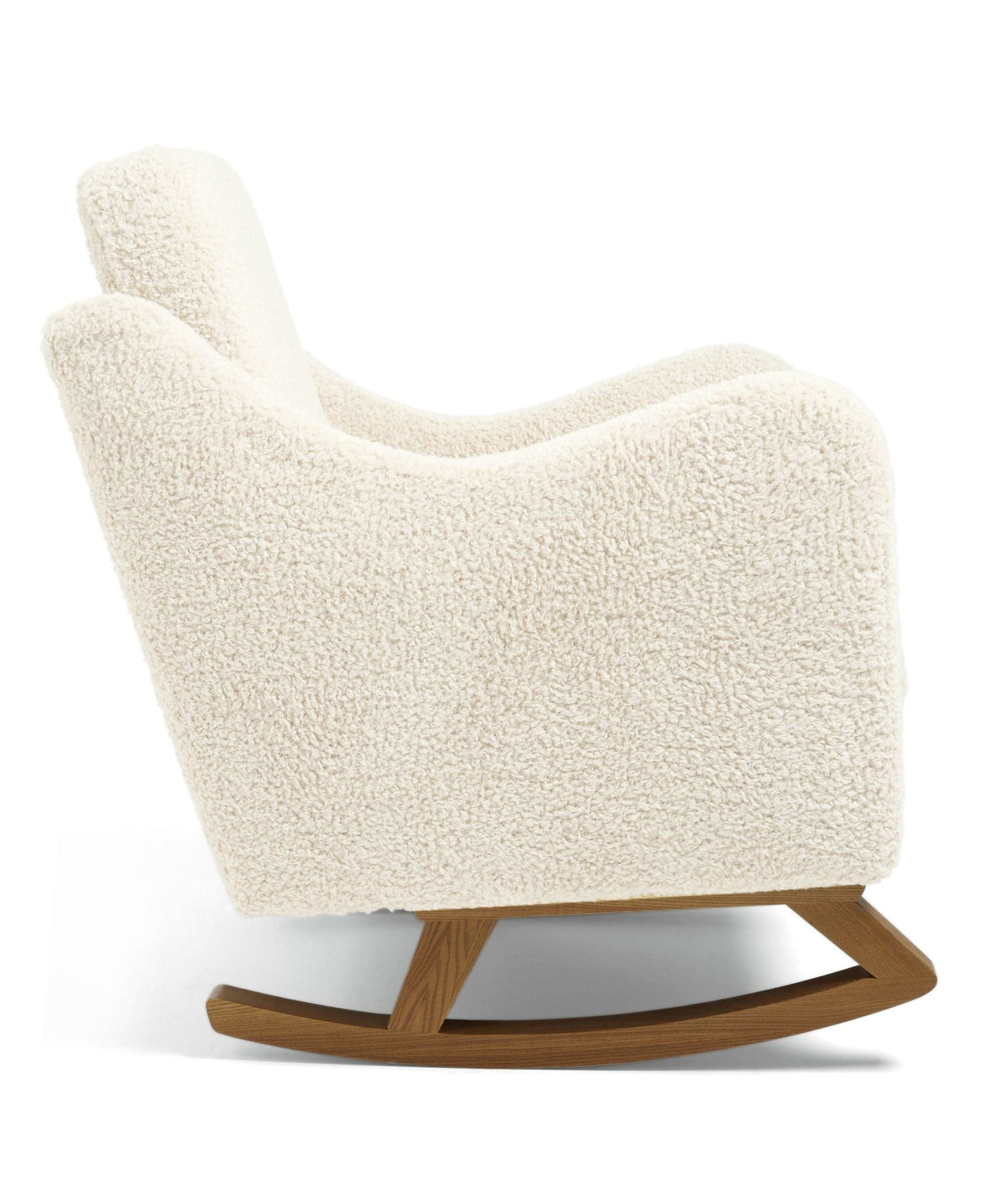 Bowdon Nursing Chair & Footstool Set - Snow Teddy