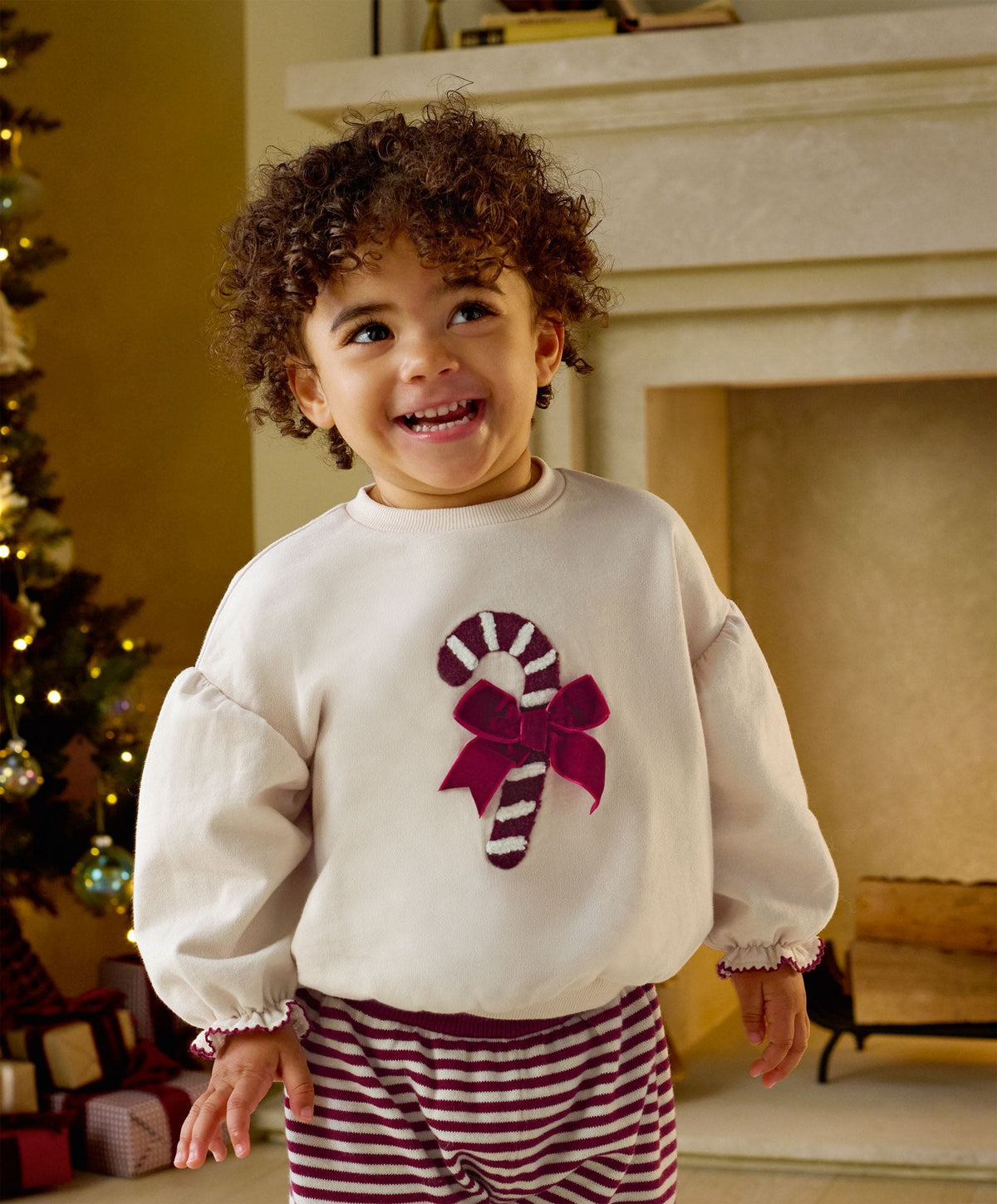 Christmas Candy Cane Sweatshirt