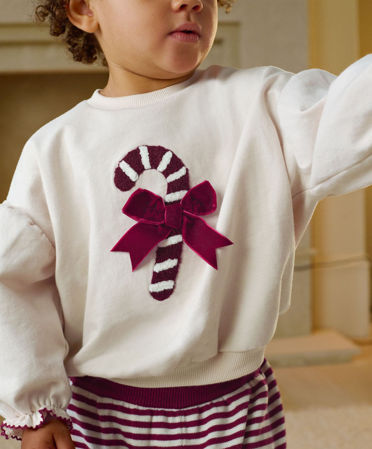 Christmas Candy Cane Sweatshirt