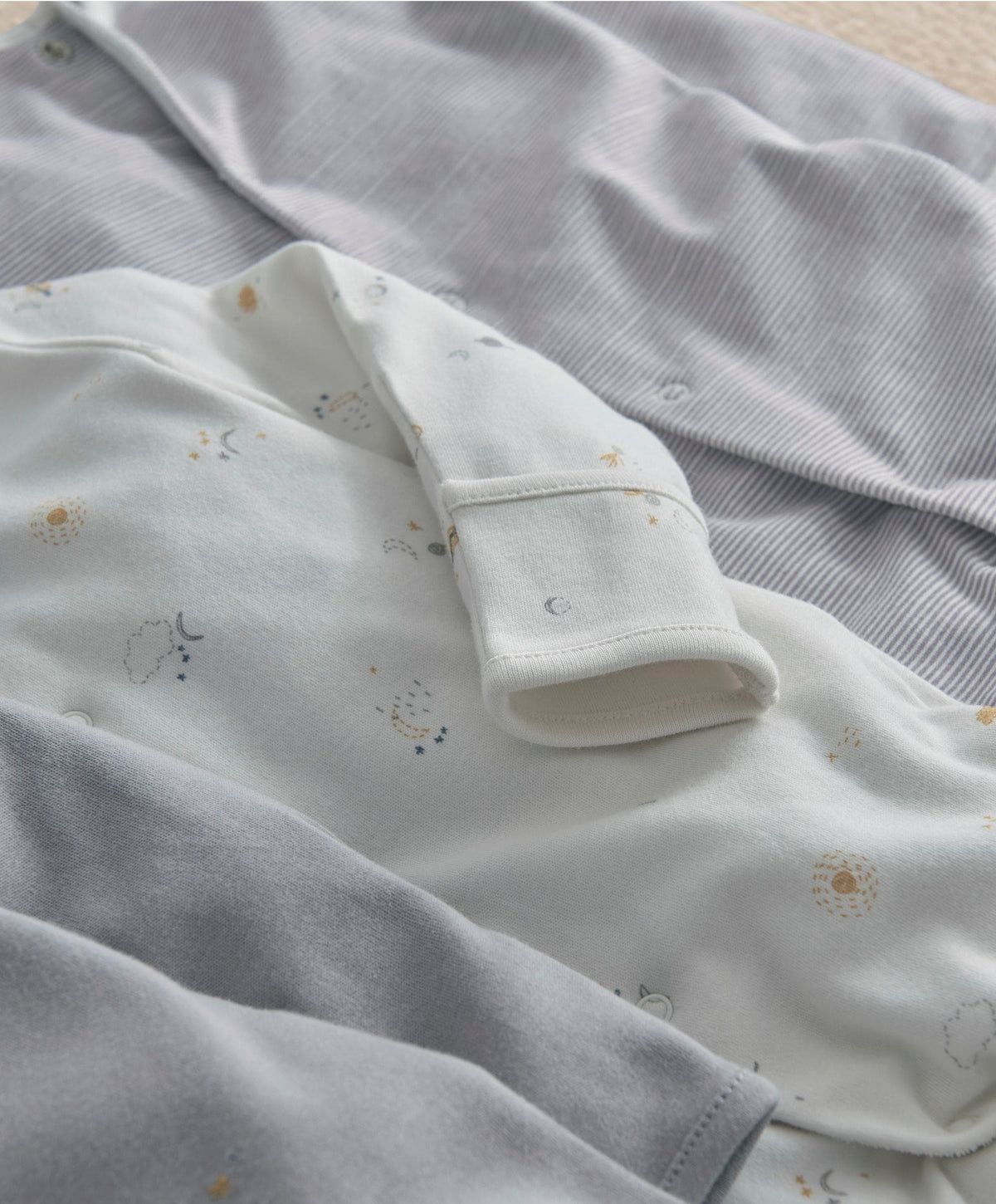 Cosmic Sleepsuits (Pack of 3)