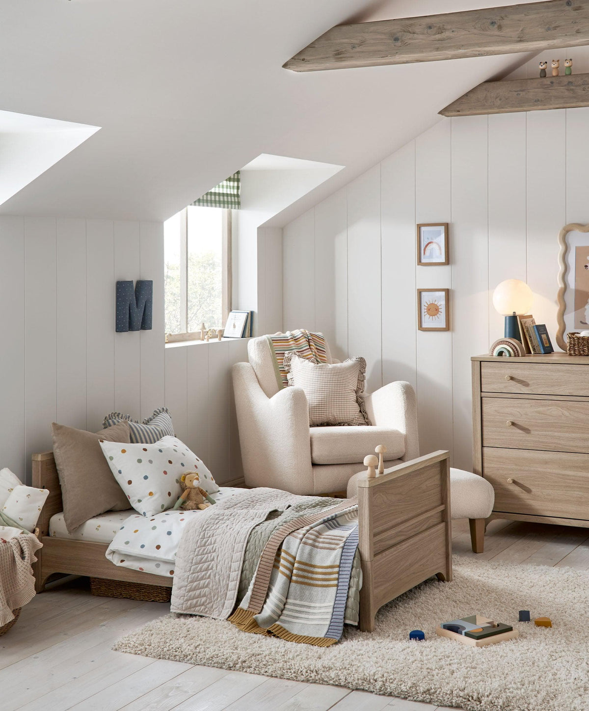 Barton Cotbed - Oak