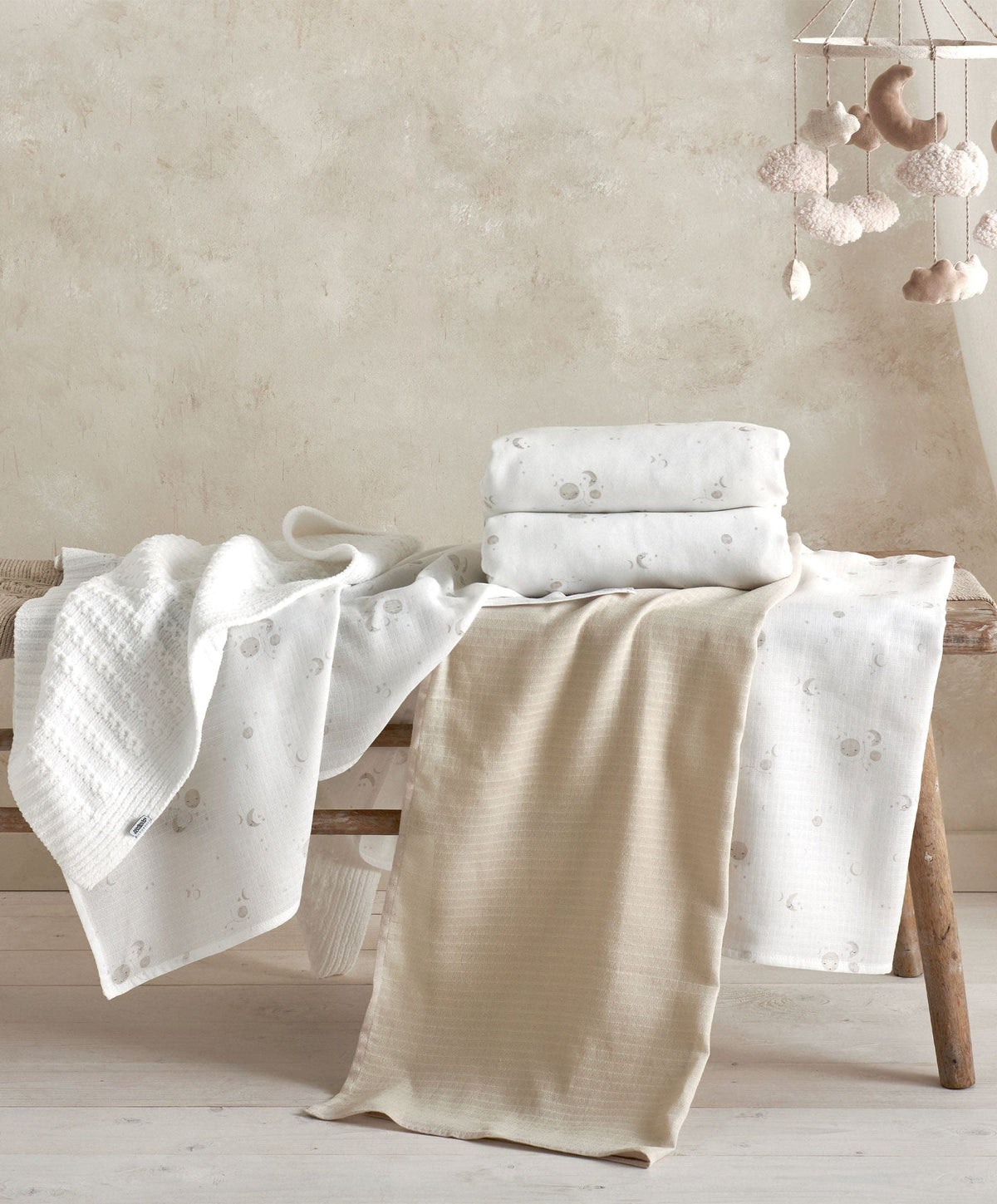 Cot Fitted Sheets Pack of 2 - Cosmic sky