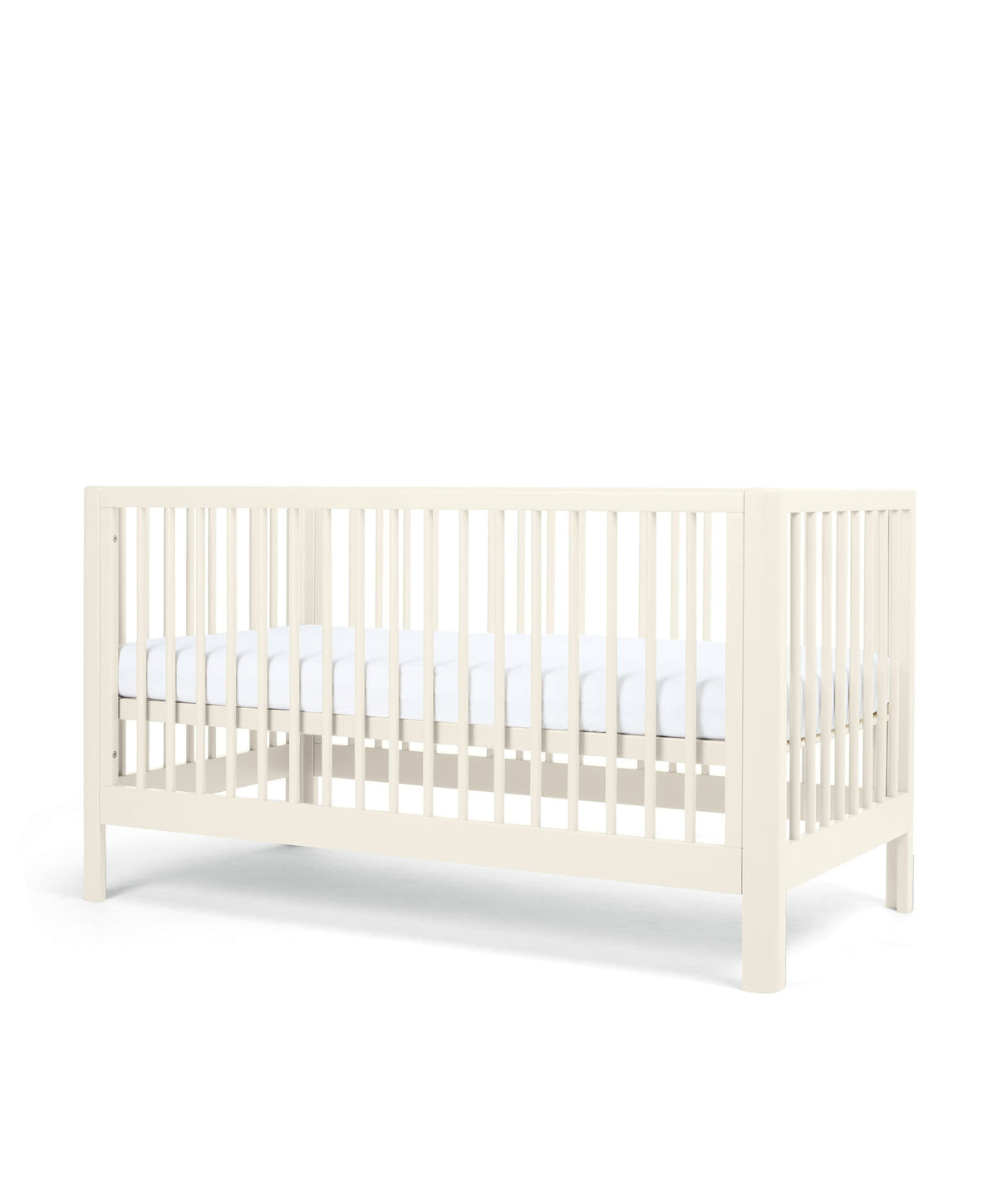 Arbor Cotbed & Signature Airflow Fibre Cotbed Mattress Bundle - White