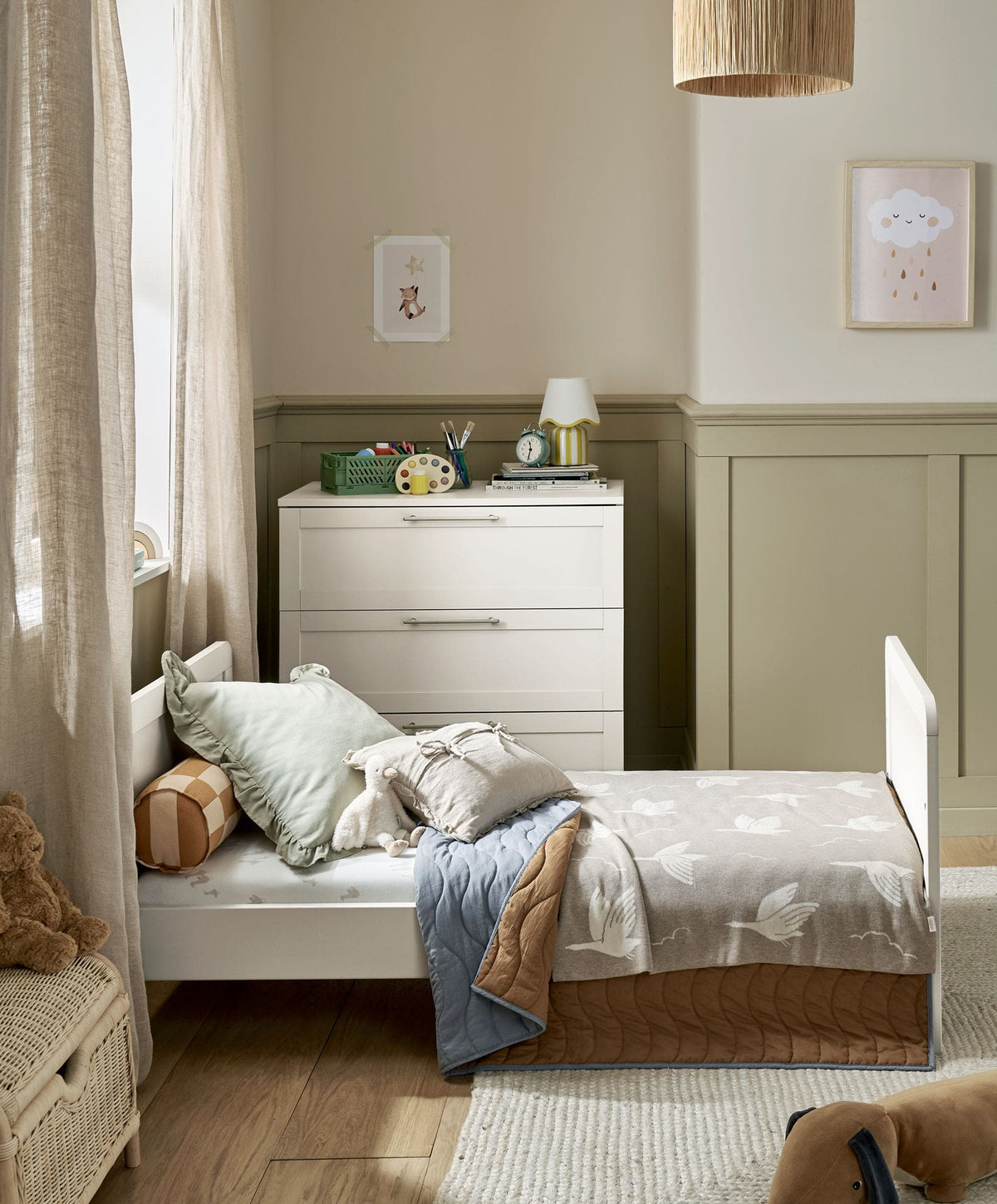Walton Cotbed - White