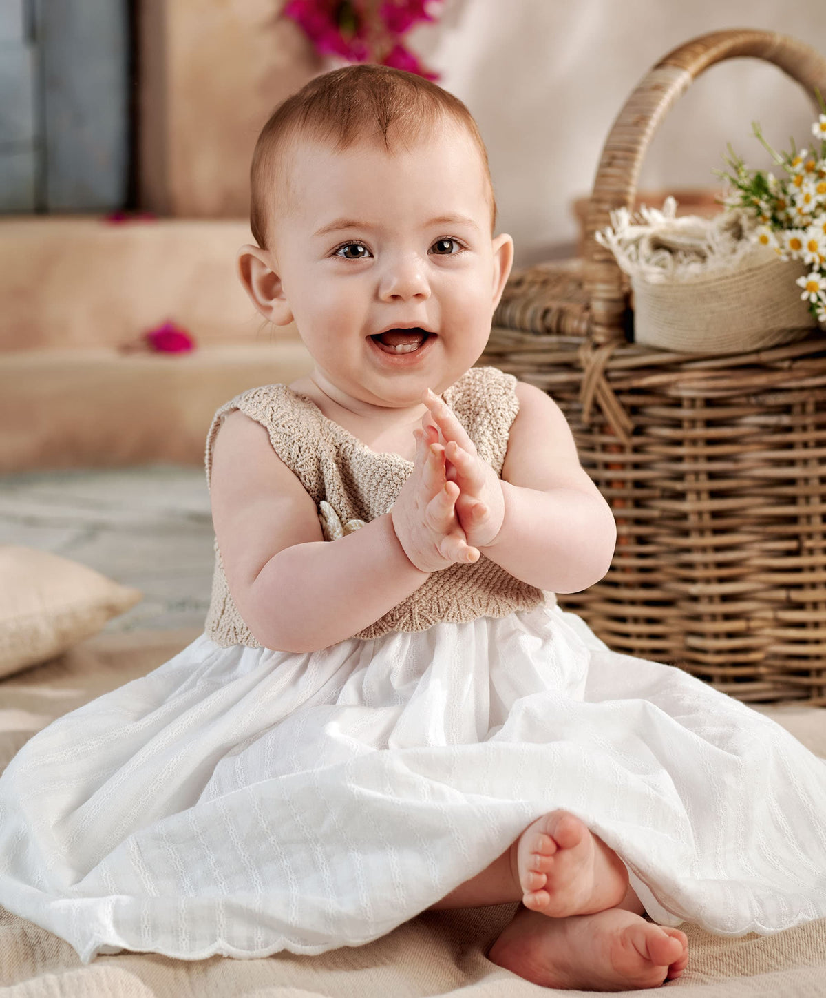 Crochet Woven Summer Dress