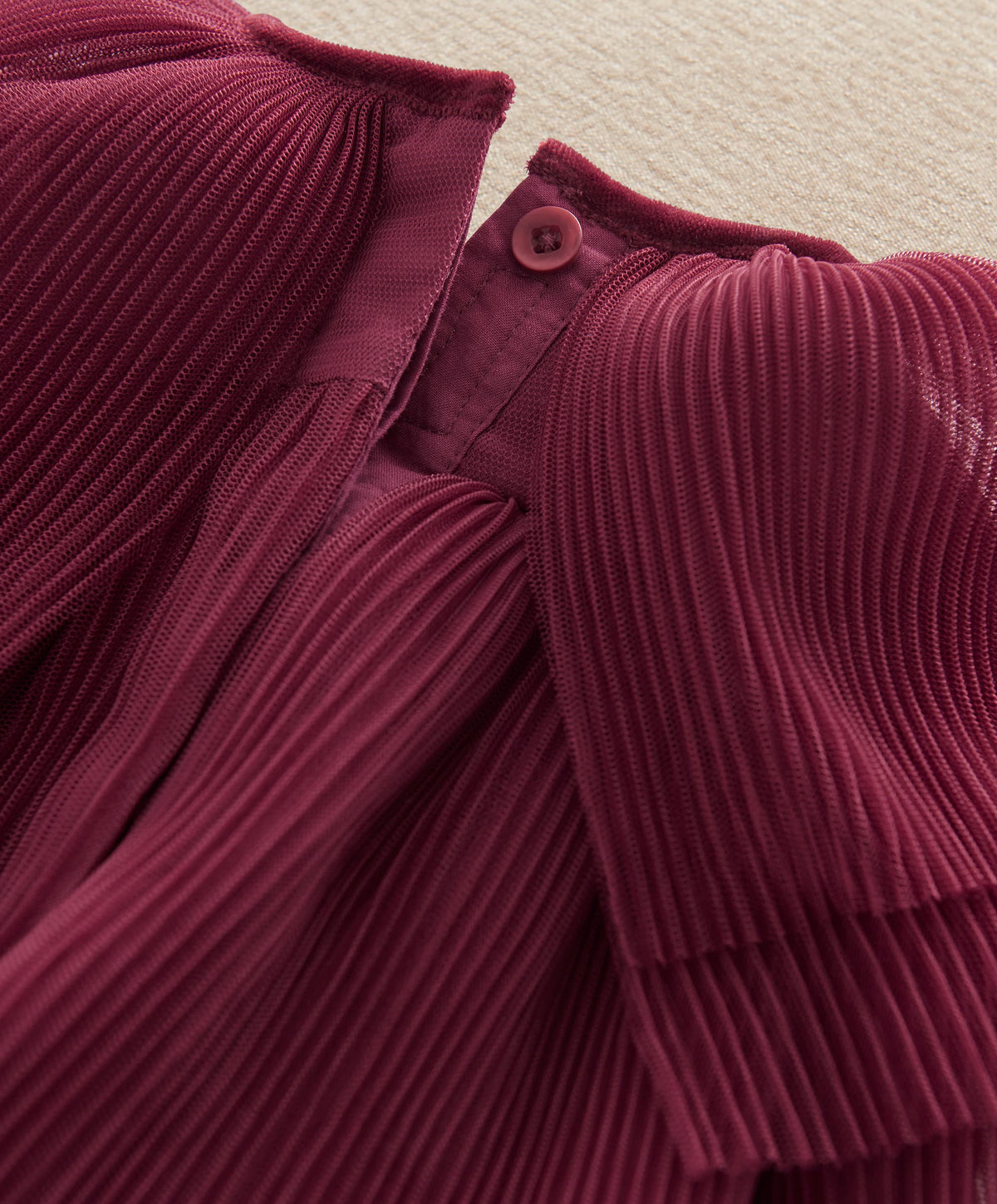 Pleated Cape Dress