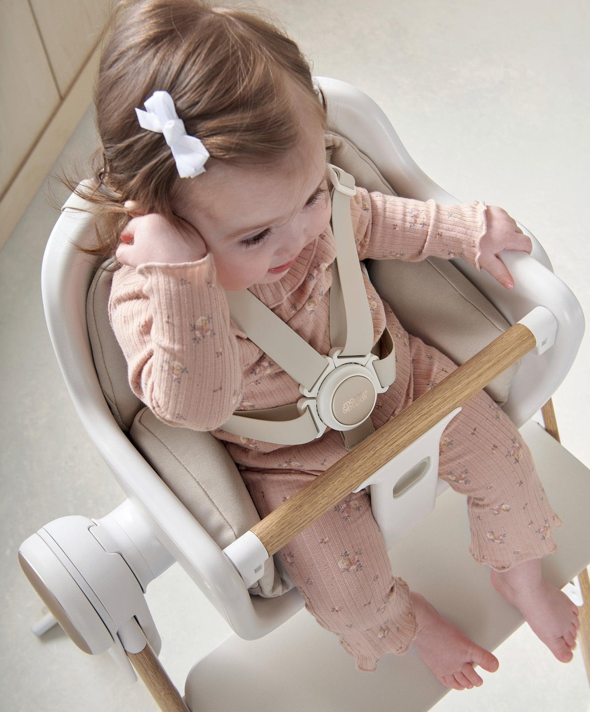 Eno Highchair & Eno Highchair Cushion Bundle - Cashmere