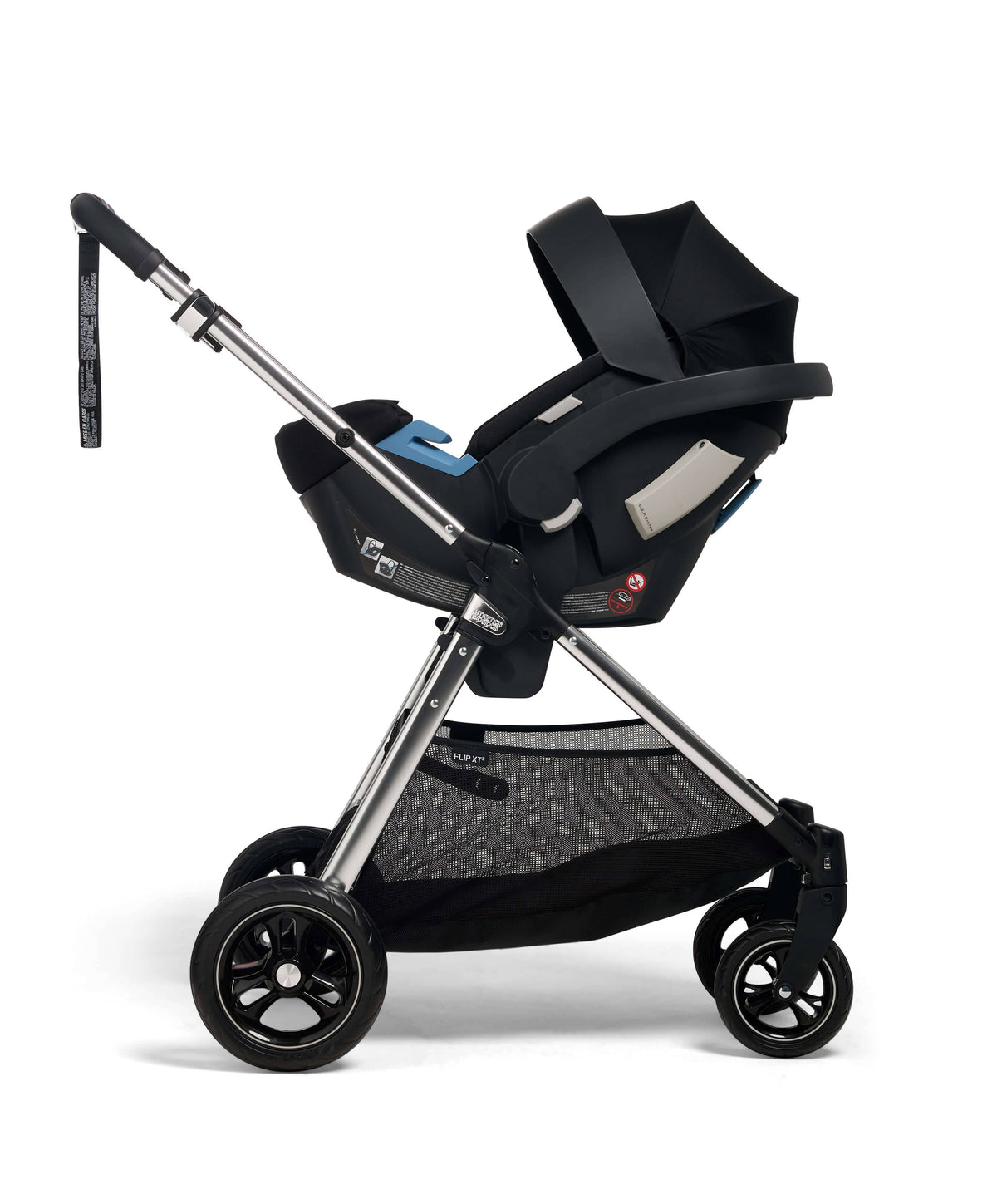Flip XT³ Pushchair Bundle with Cybex Aton B Car Seat & Base (5 Pieces) – Harbour Grey