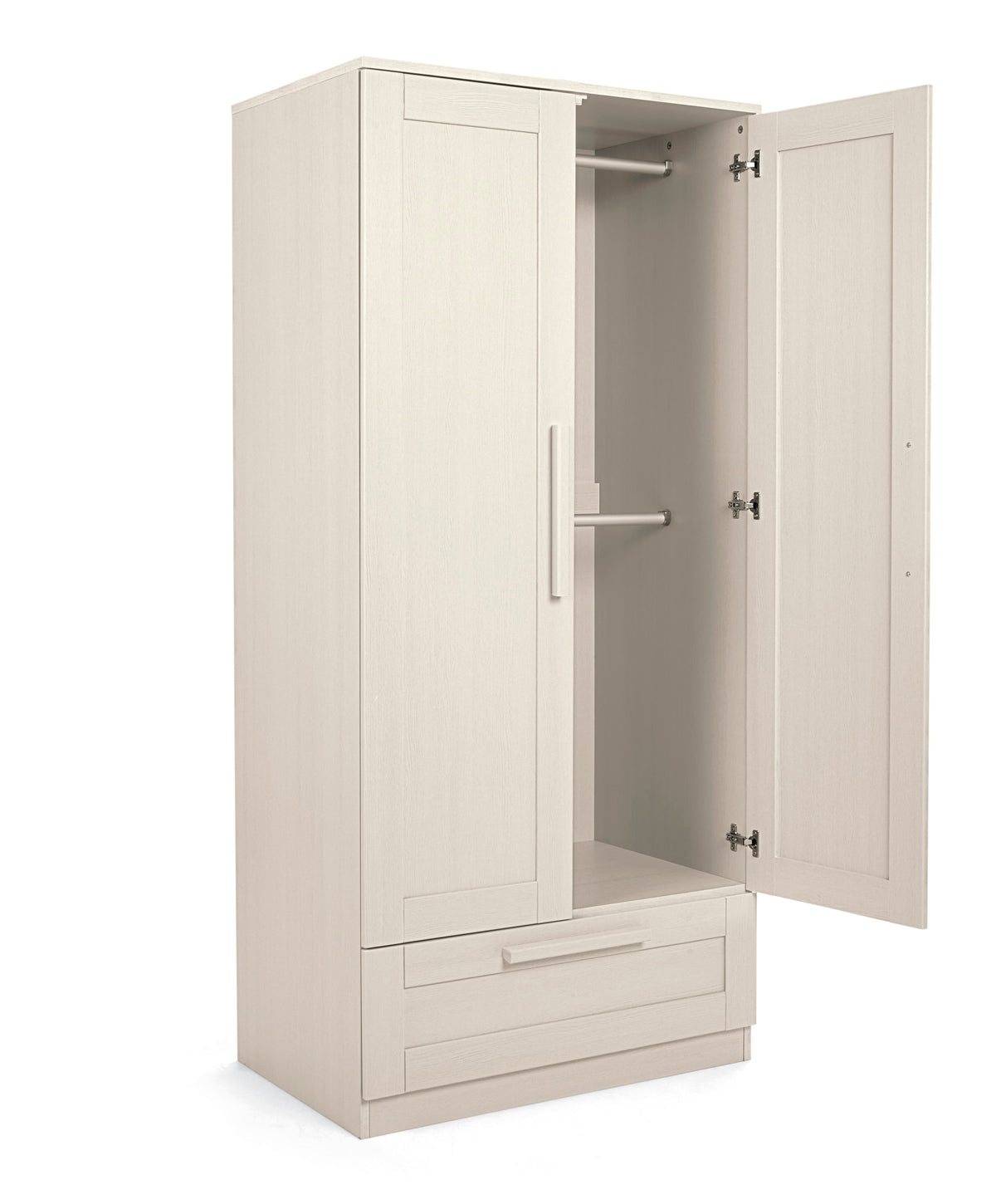 Atlas 3 Piece Cotbed Range with Dresser Changer & Wardrobe - Warm Beige