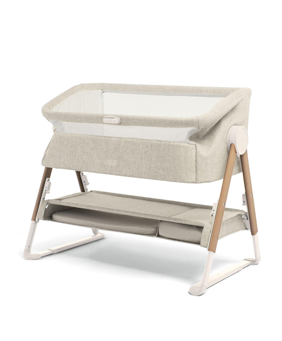 Harwell Nursery Bundle with Lua Bedside Crib (6 Piece) – Cashmere