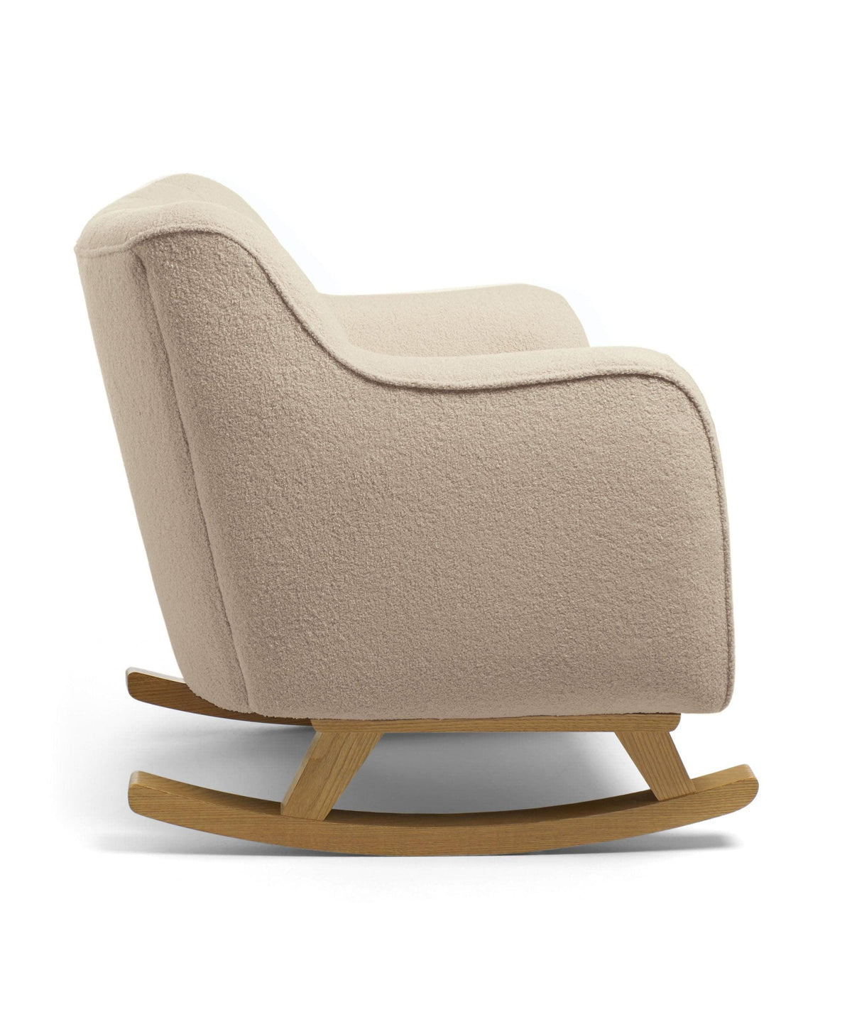 Hilston Nursing Chair & Footsool Set - Oatmeal Boucle