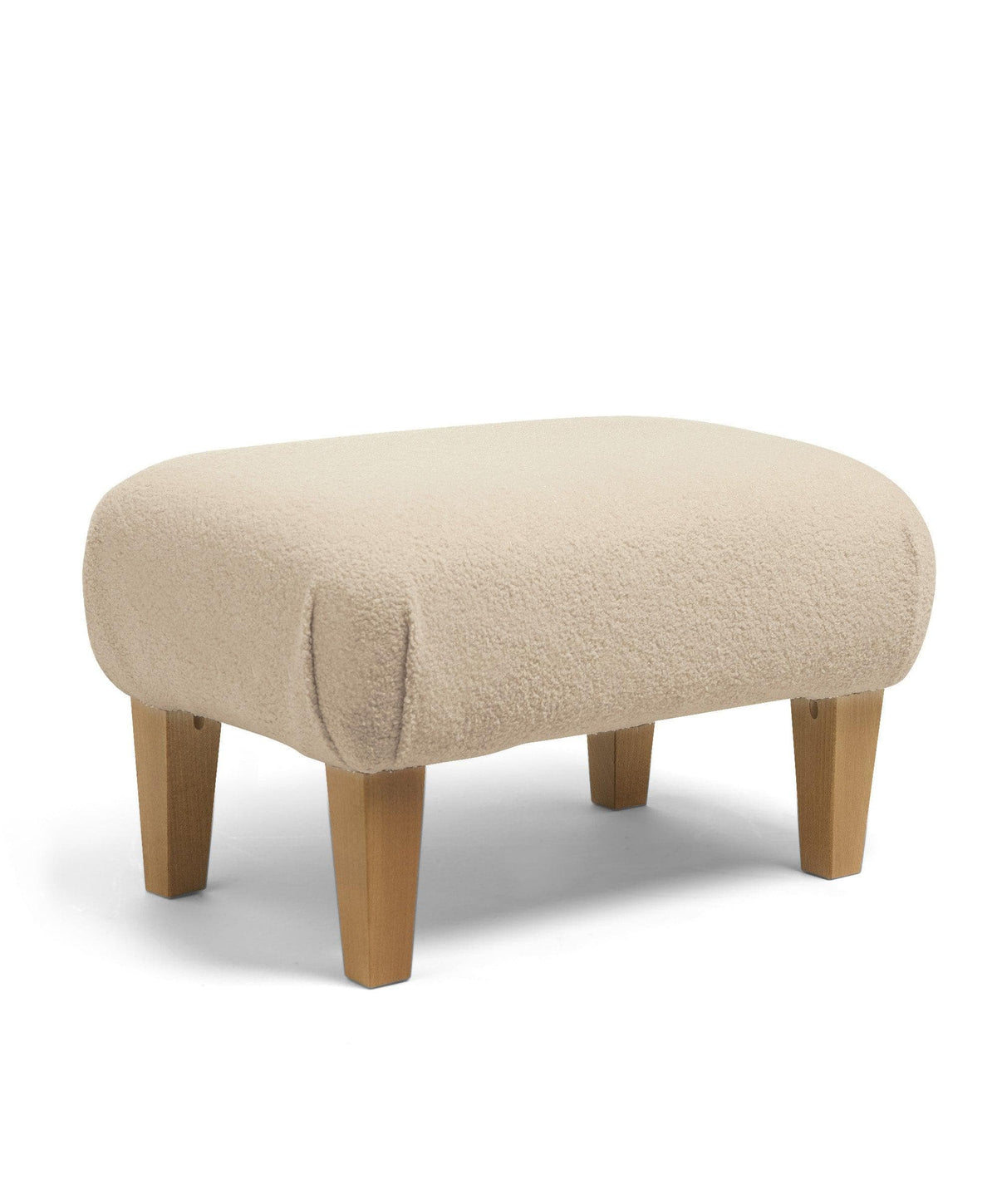 Hilston Nursing Chair & Footsool Set - Oatmeal Boucle