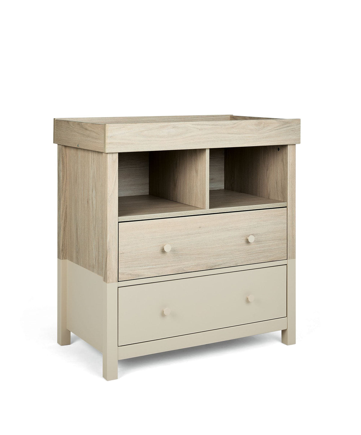 Litton 2 Piece Cotbed Set with Dresser Changer - Washed Oak