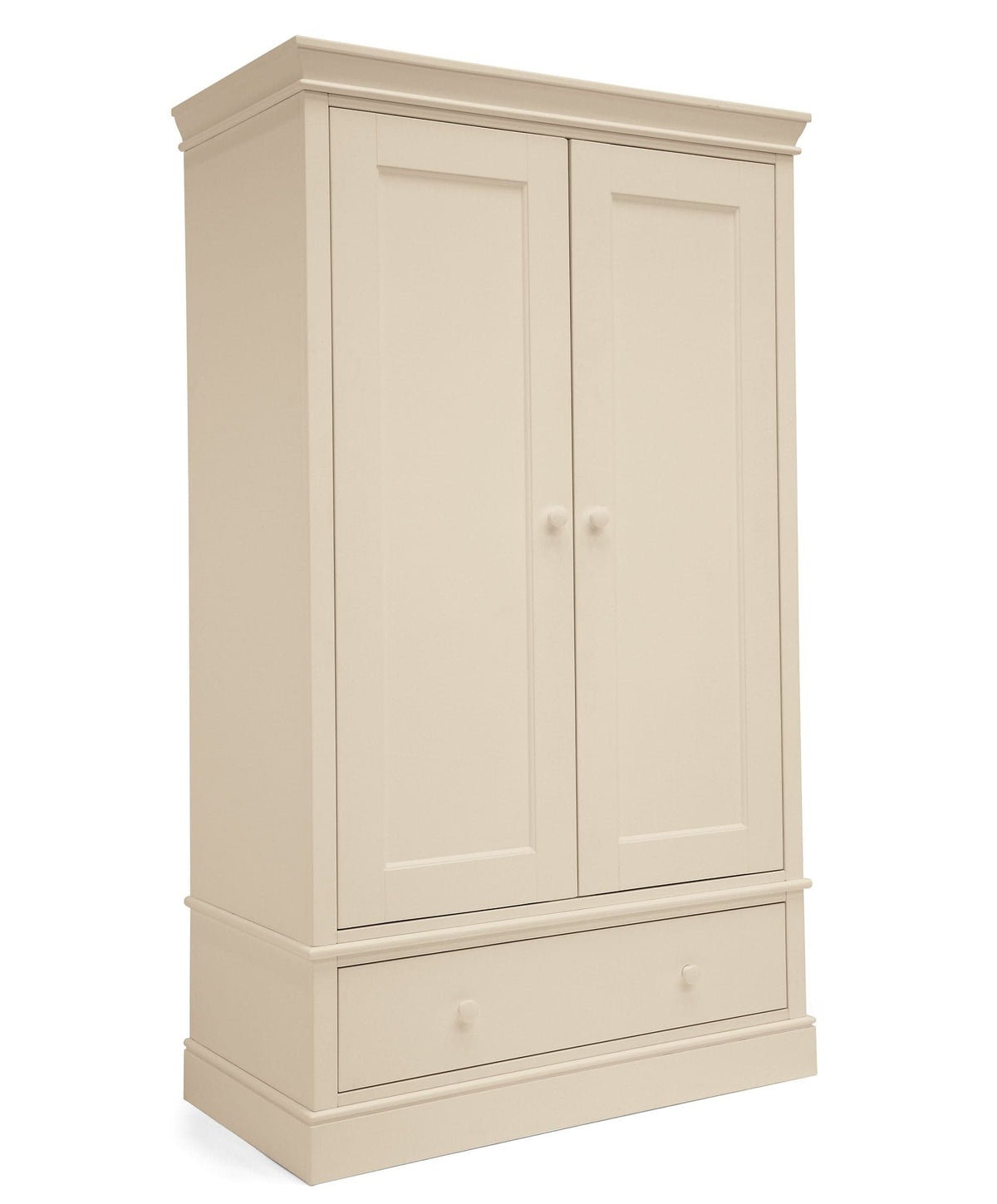 Oxford 3 Piece Cotbed Range with Dresser Changer & Wardrobe - Cashmere
