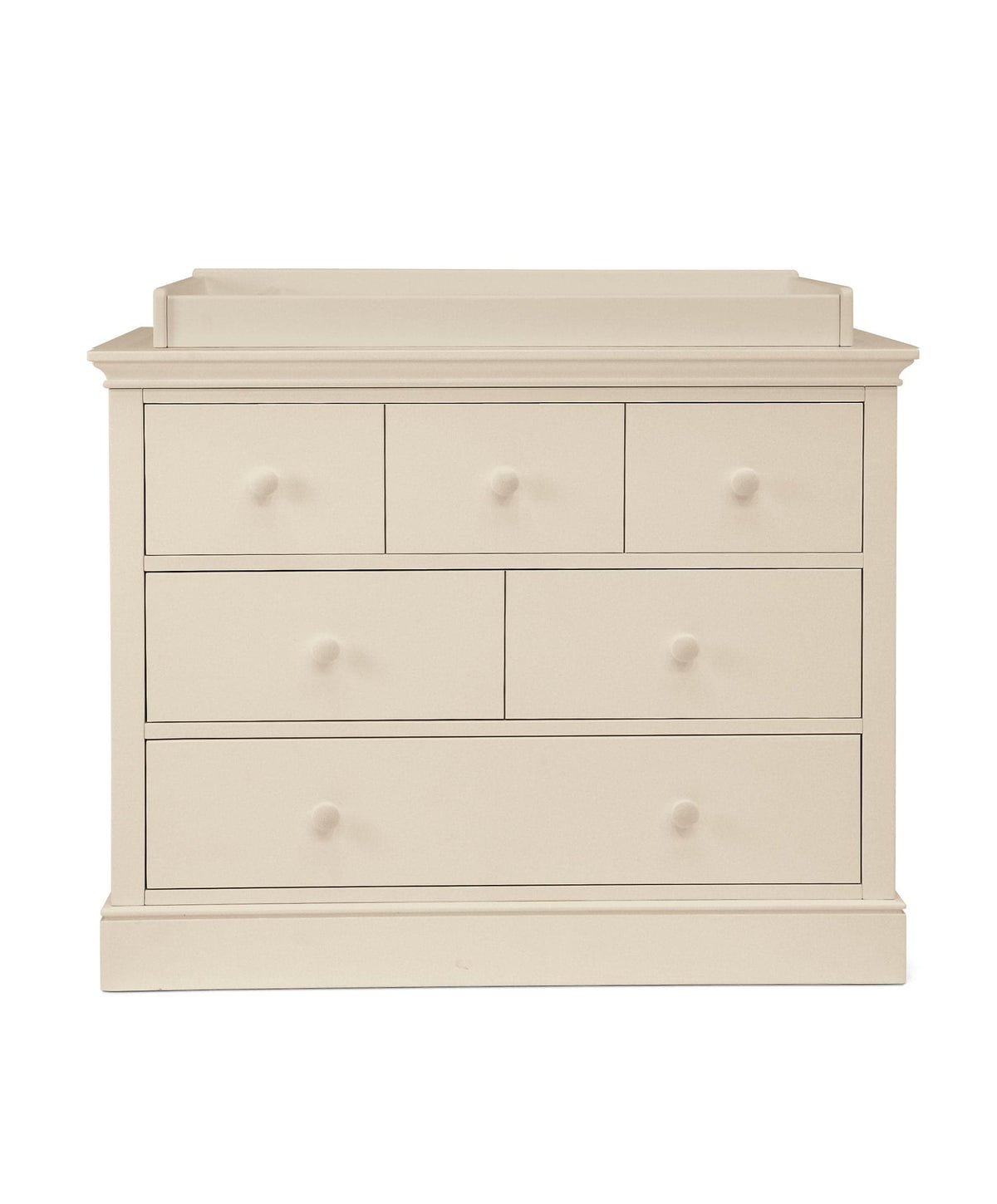 Oxford 3 Piece Cotbed Range with Dresser Changer & Wardrobe - Cashmere