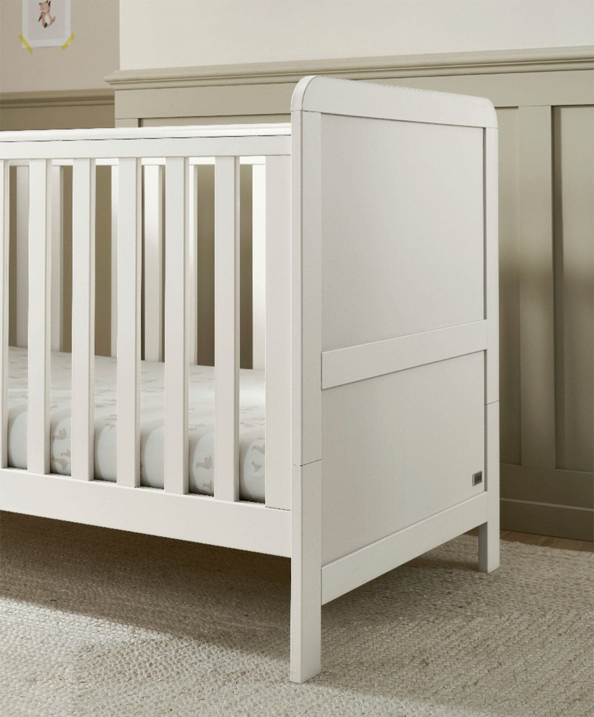 Walton 2 Piece Cotbed Set with Dresser Changer - White