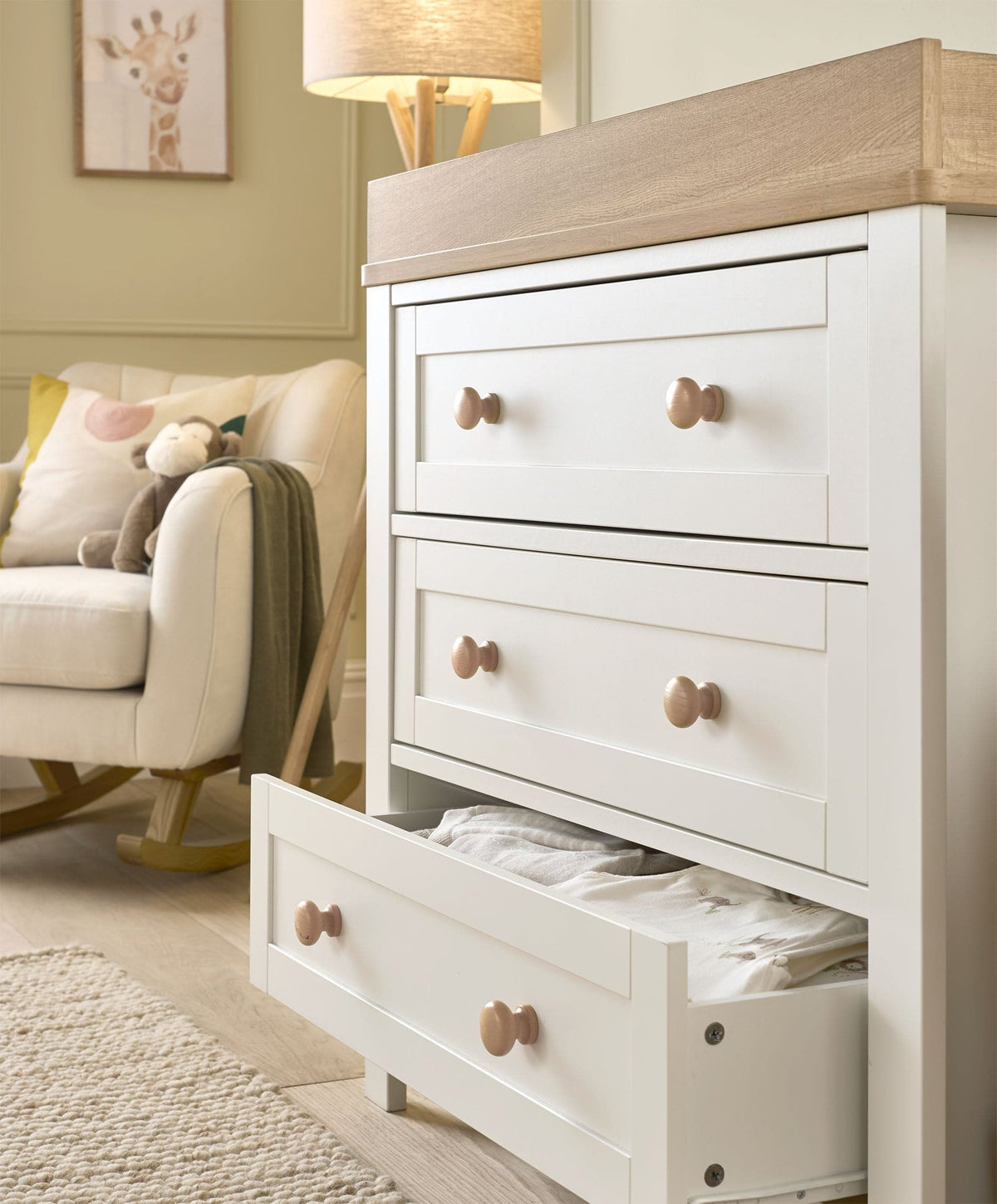 Wedmore Dresser Changer - White/Oak