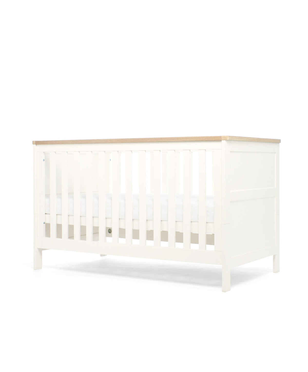 Wedmore 3 Piece Cotbed Range with Dresser Changer & Wardrobe - White/Oak