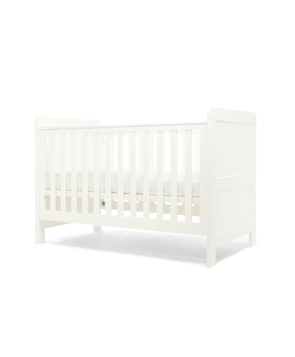 Hampden Nursery Furniture Set & Signature Airflow Fibre Cotbed Mattress - White