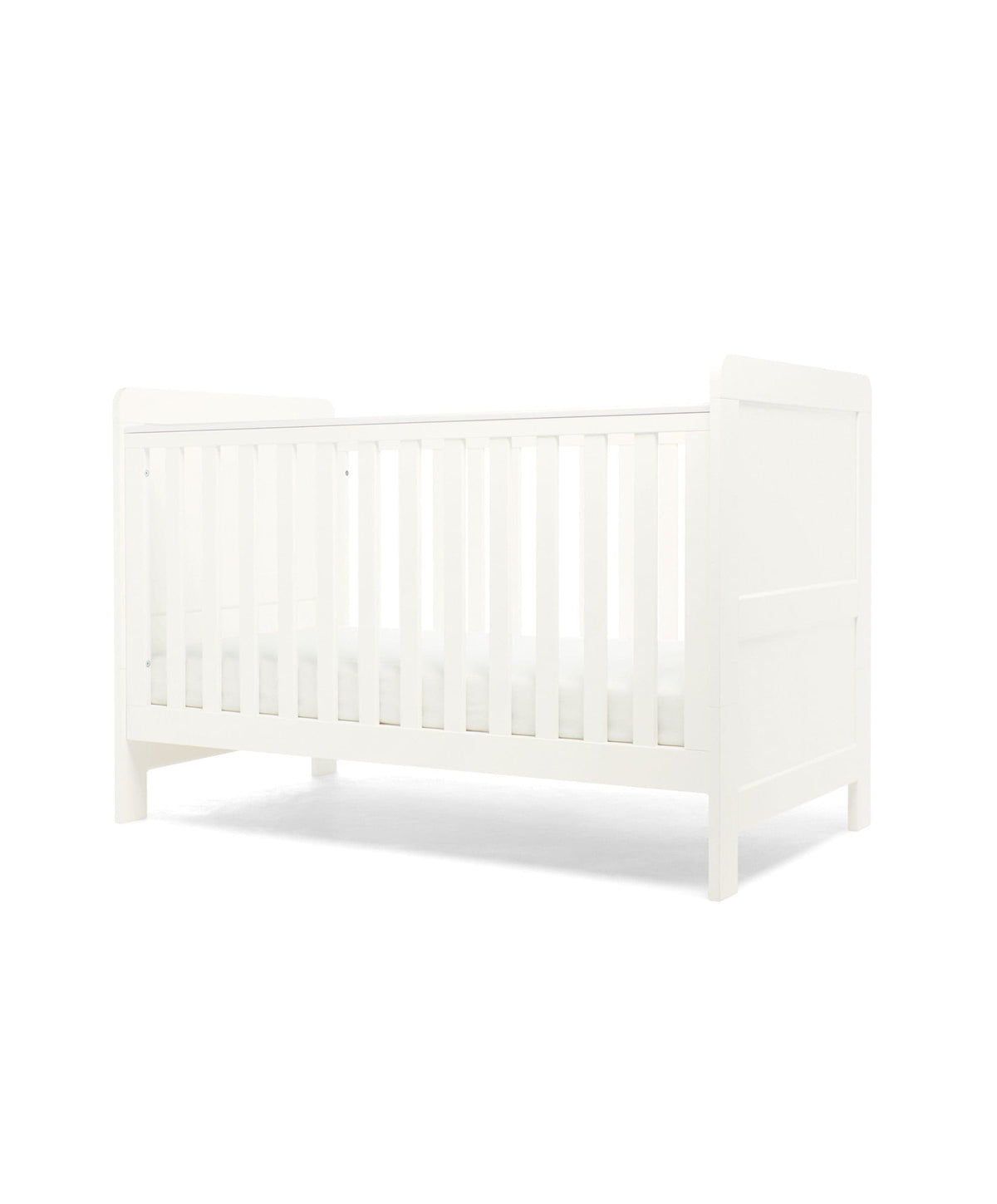 Hampden Nursery Furniture Set & Signature Airflow Fibre Cotbed Mattress - White