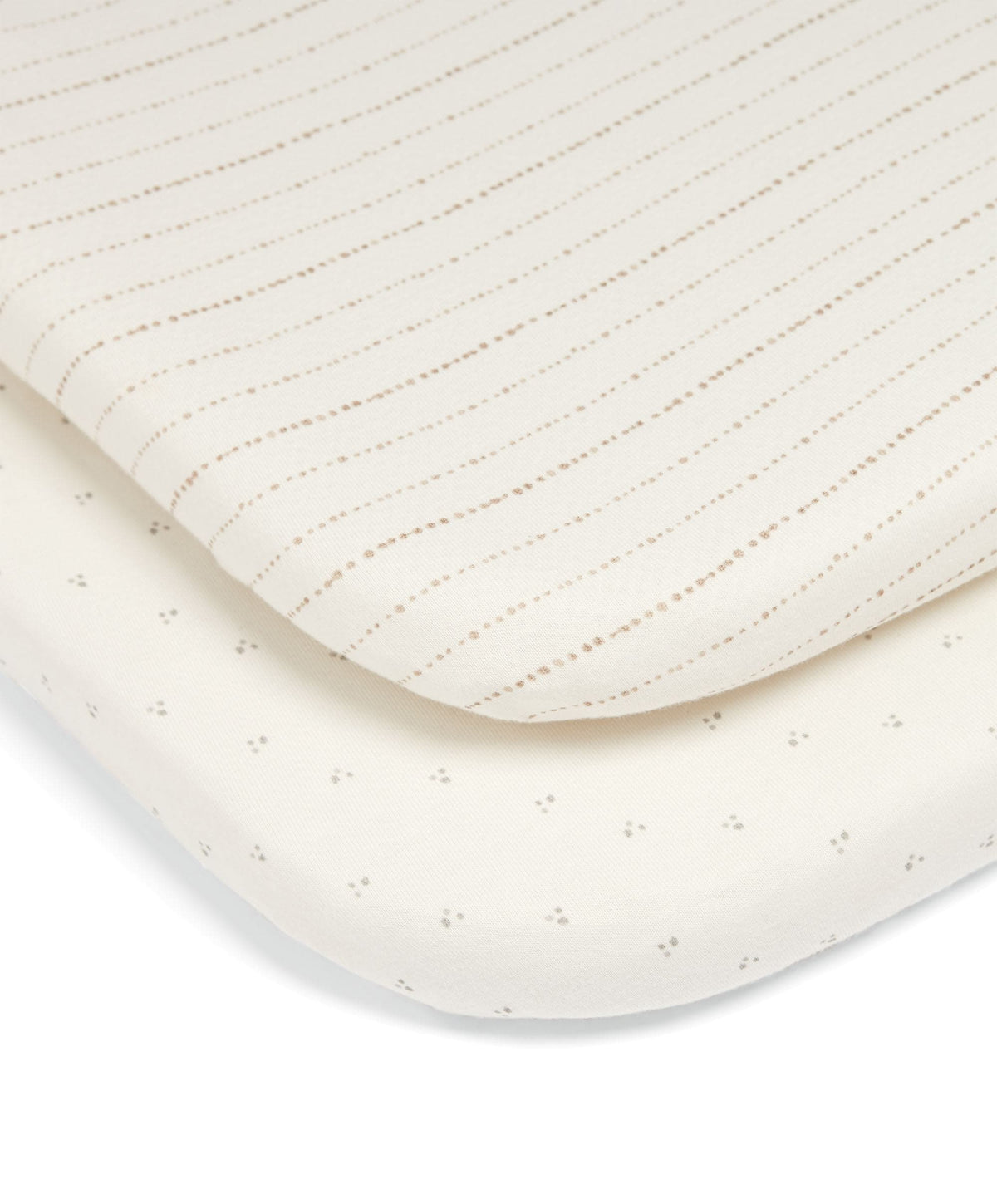 Harwell Nursery Bundle with Lua 2 Bedside Crib (6 Piece) – Sand/Cashmere