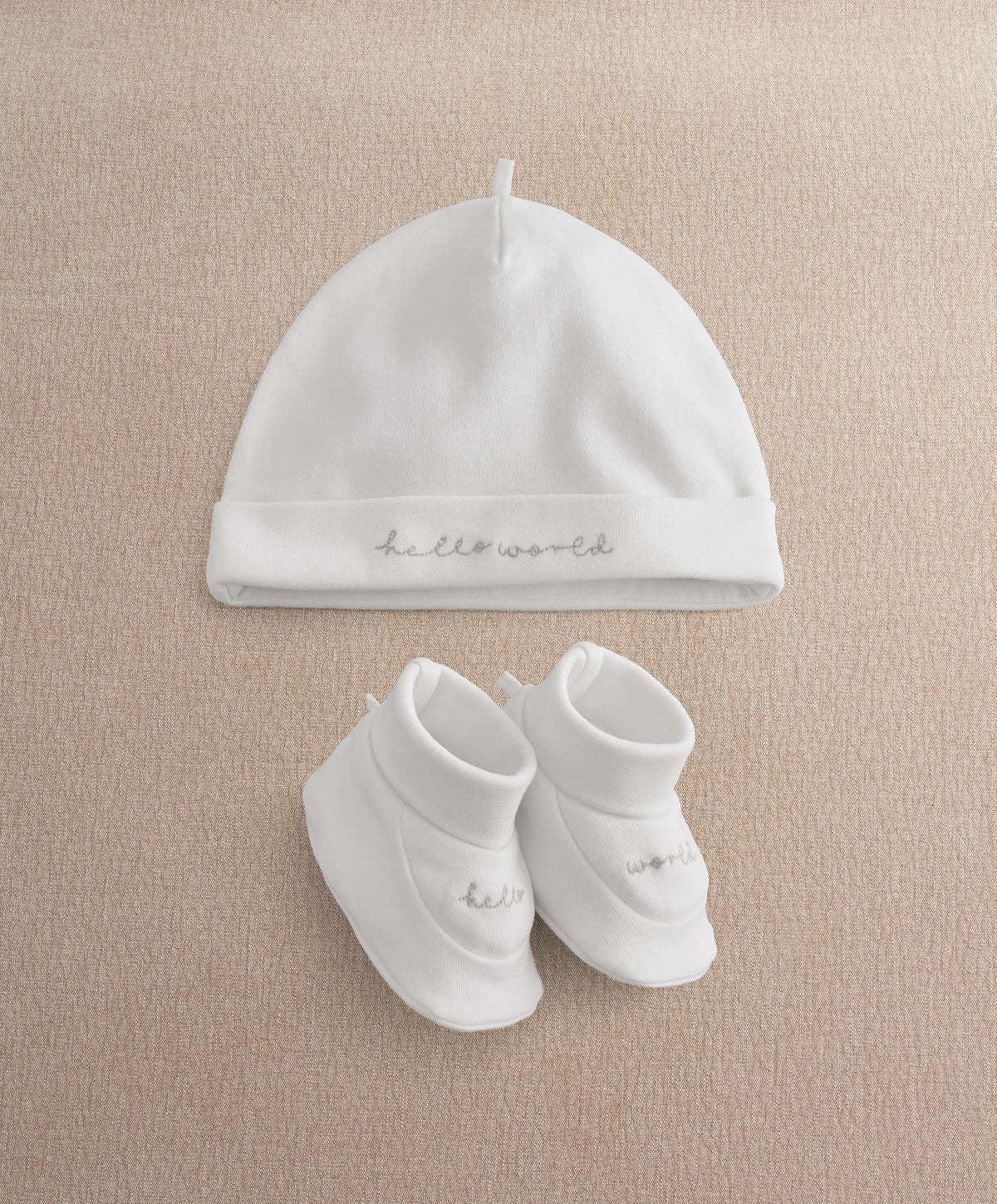 Hello World Hat & Booties