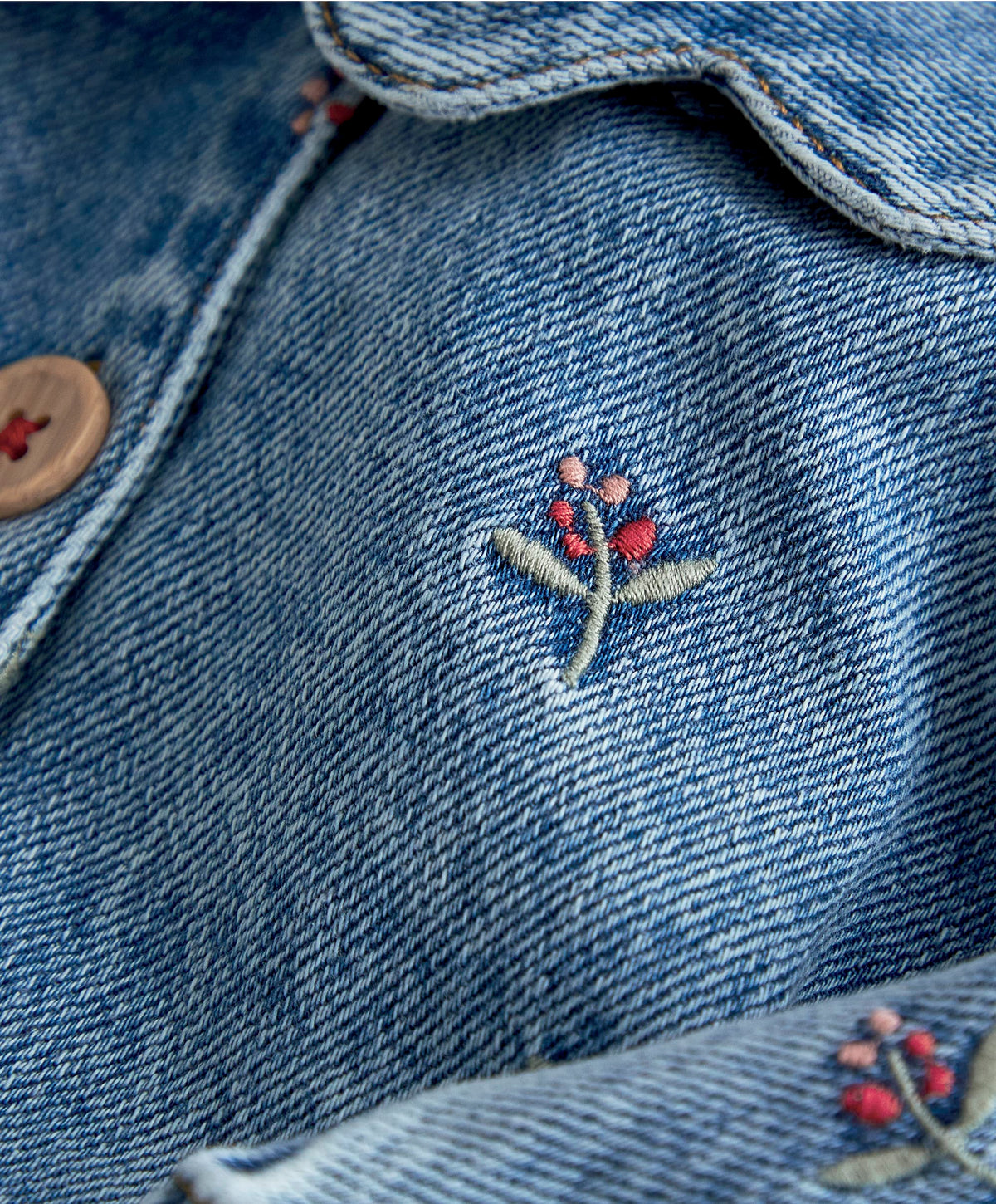 Berry Denim Jacket