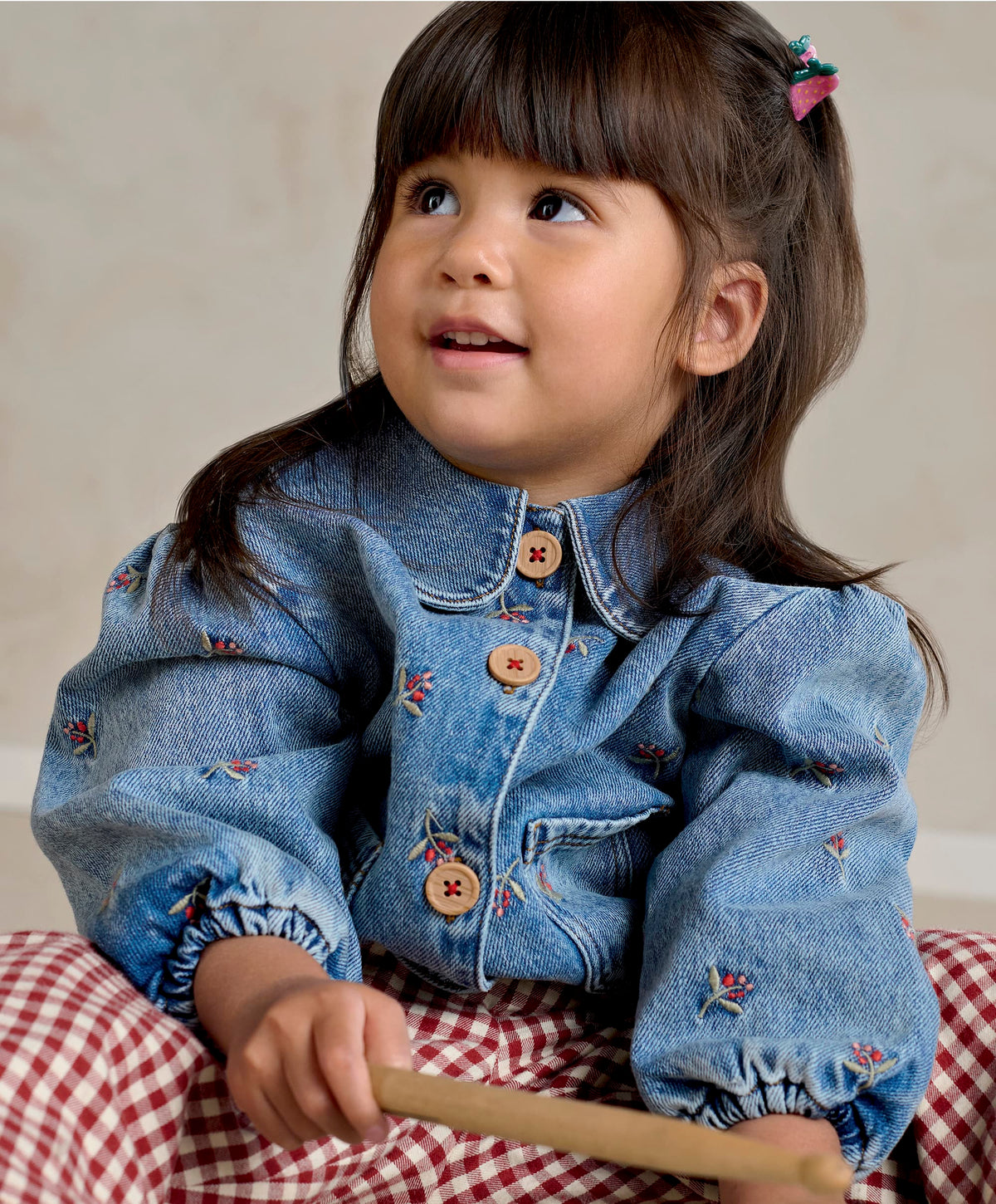 Berry Denim Jacket