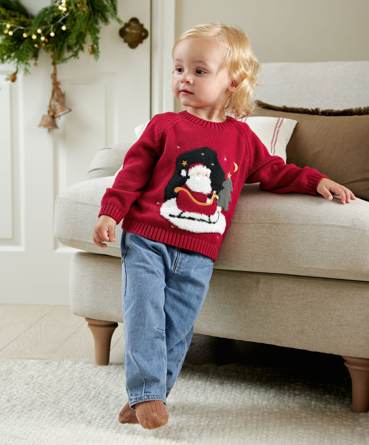 Christmas Santa Knitted Jumper