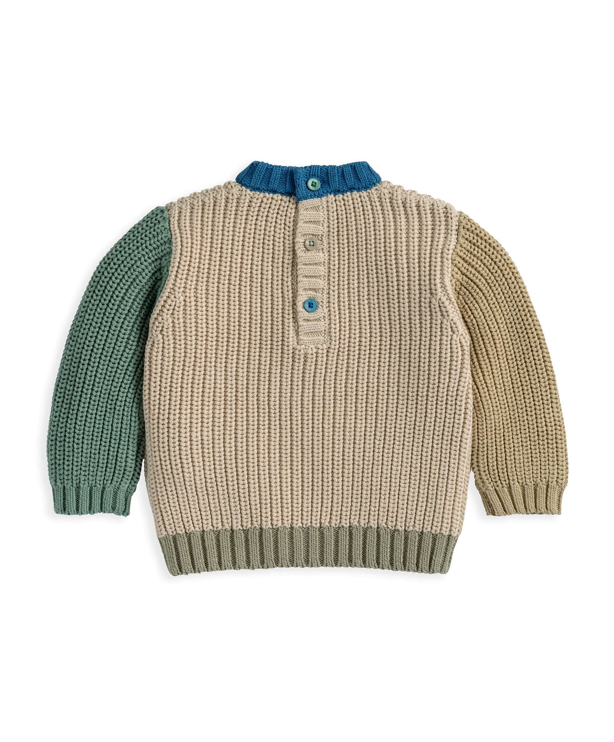 Knitted Colour Block Jumper