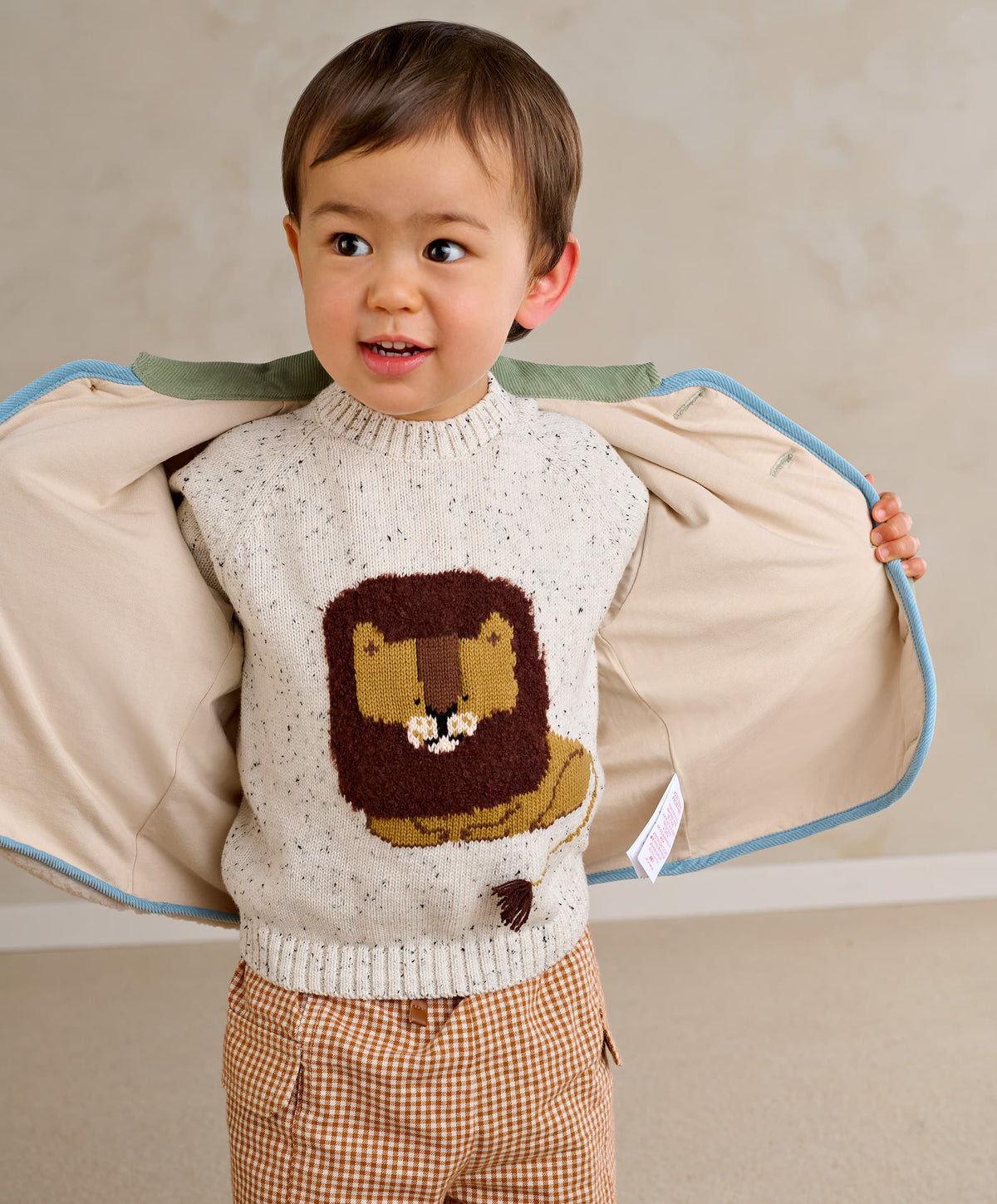 Lion Knitted Jumper
