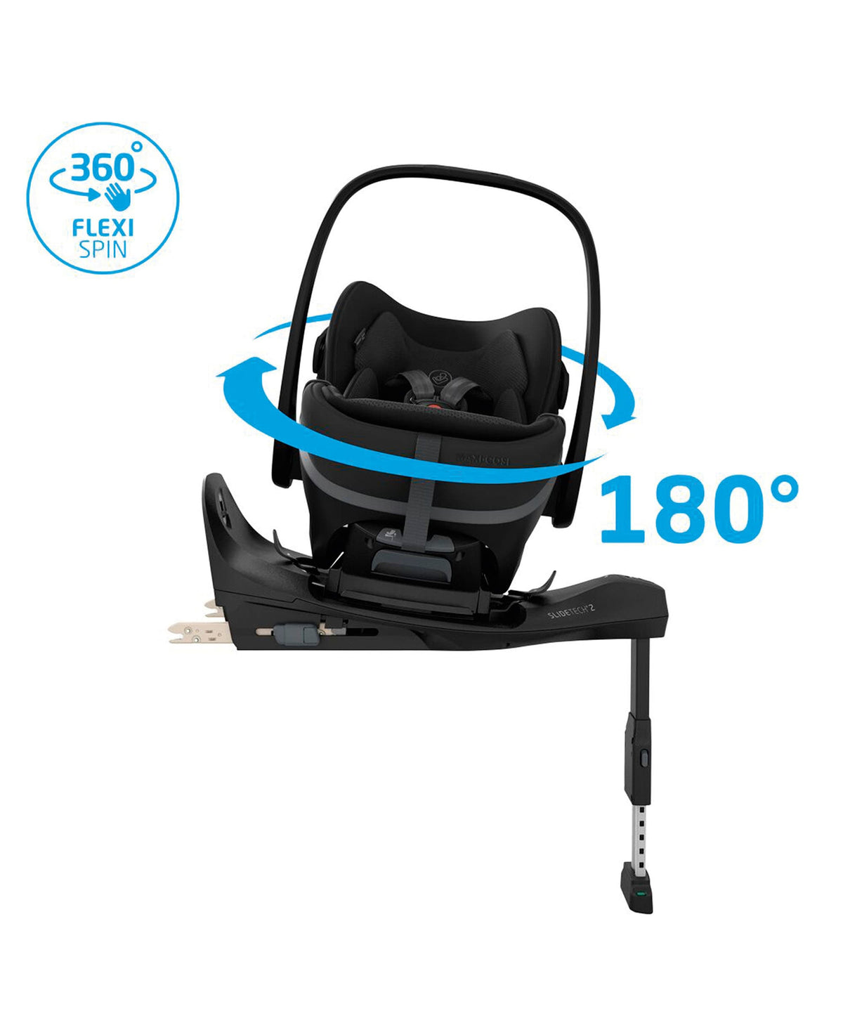 Maxi-Cosi Pebble Slide Pro Car Seat & FamilyFix Slide Pro Base - Onyx Black
