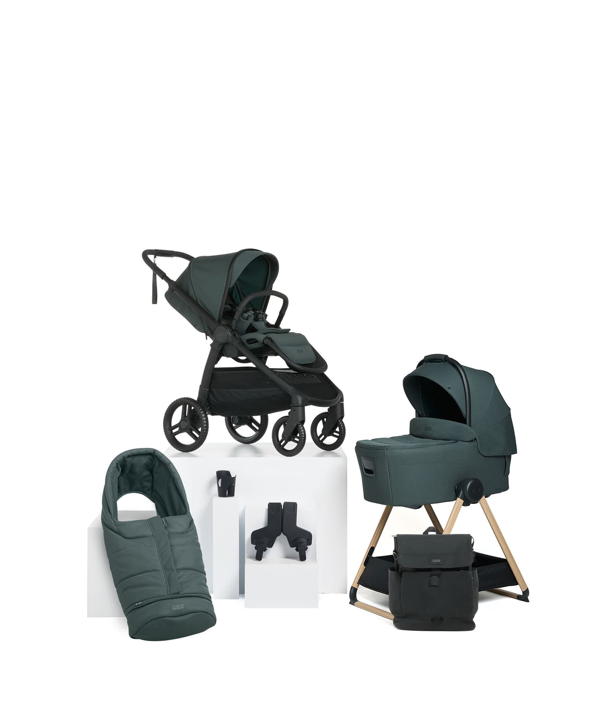 Ocarro 2 Essential Pushchair Bundle (7 Pieces) - Teal
