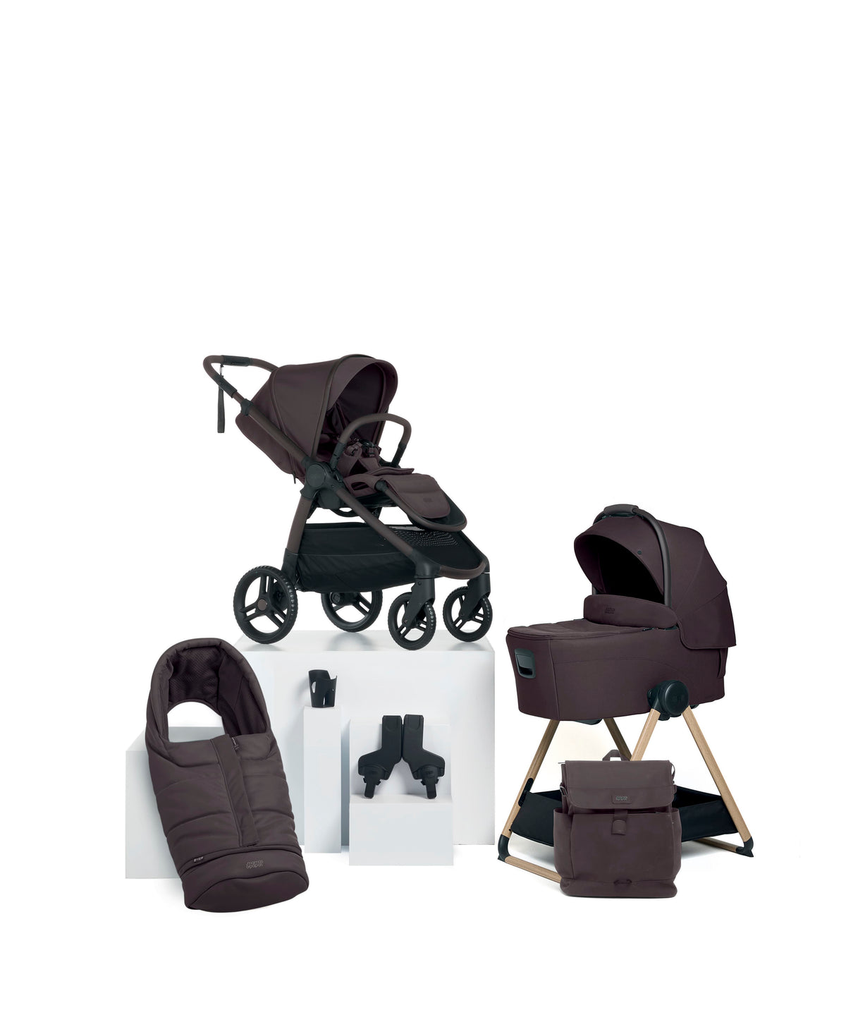 Ocarro 2 Pushchair Bundle (7 Pieces) - Americano