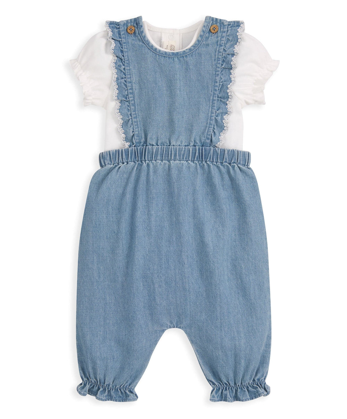 Chambray Dungarees and Bodysuit